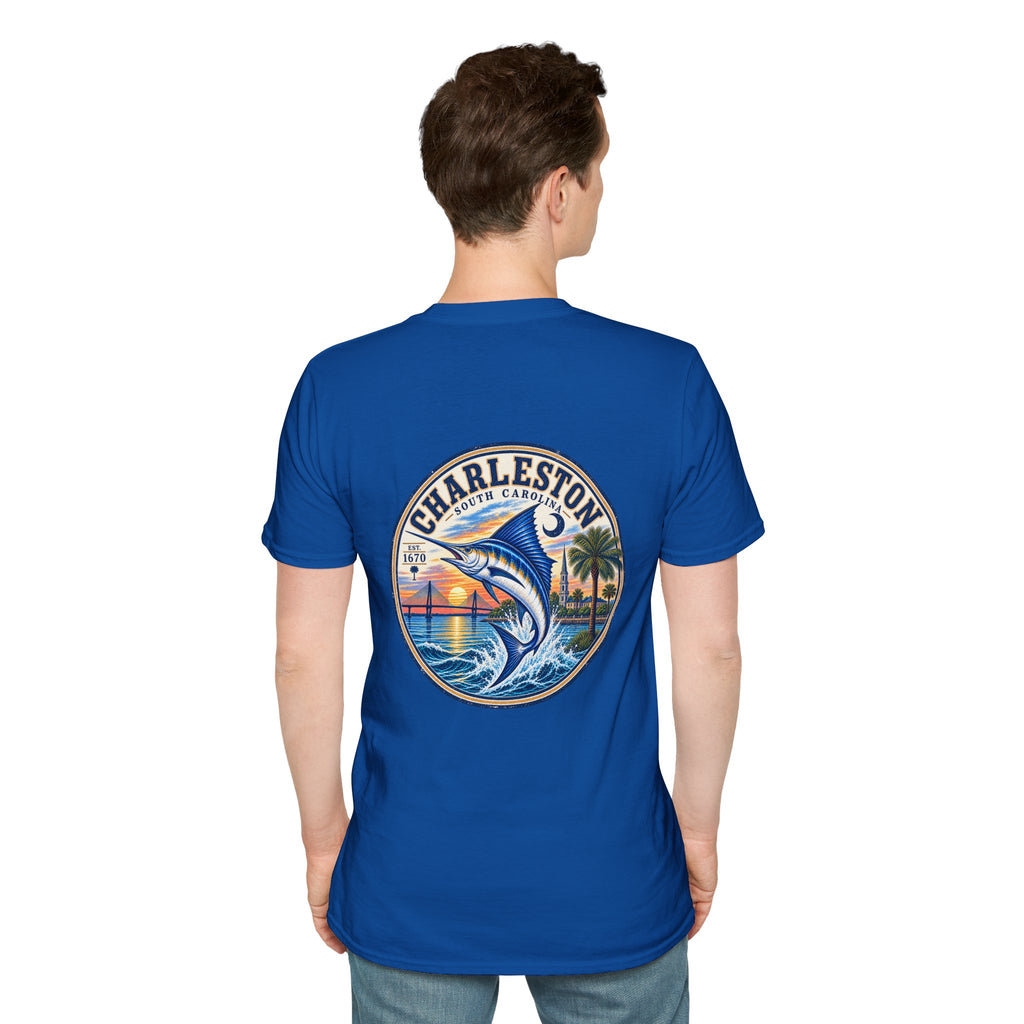 Marlin Coastal T-Shirt — Charleston Beach Vibes