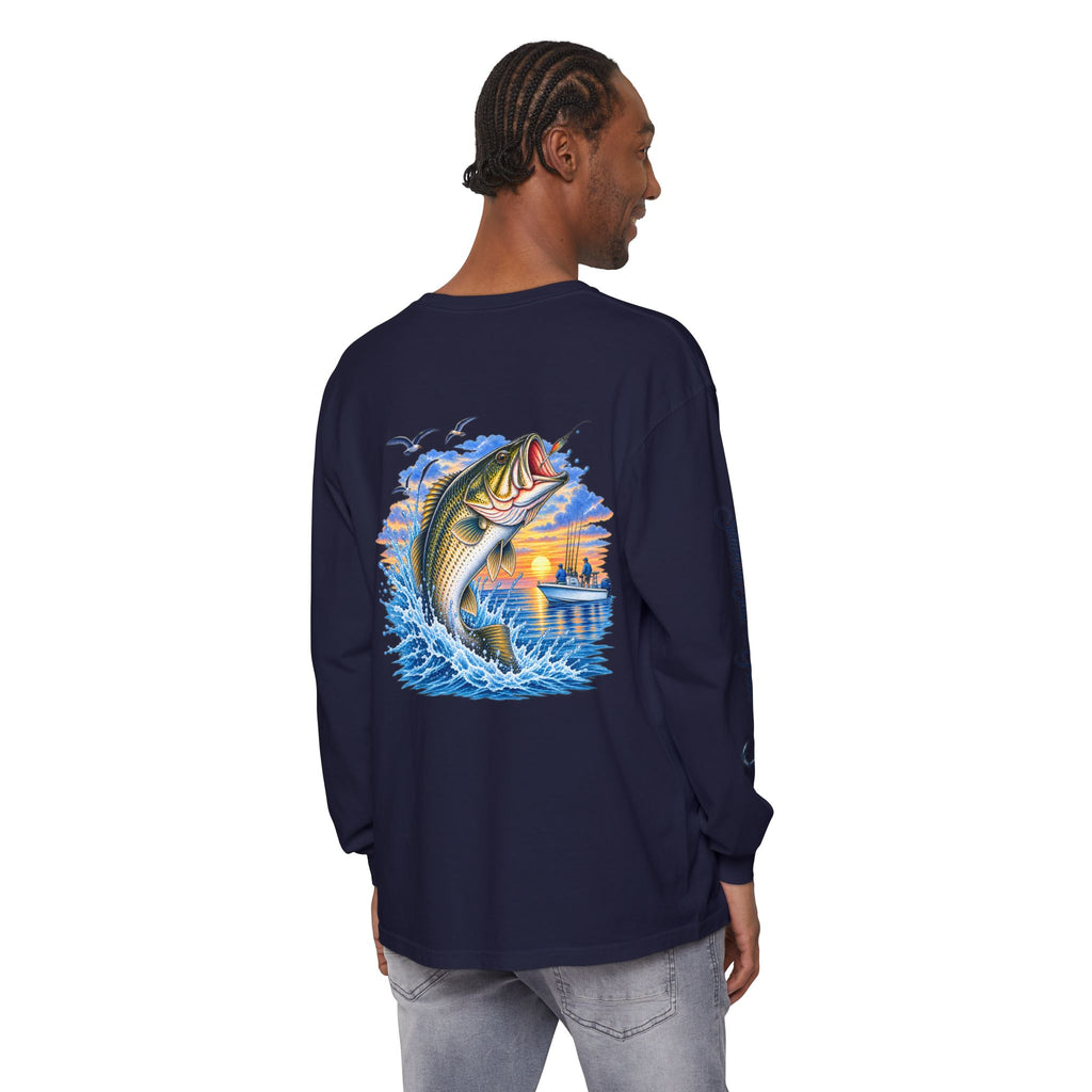 Copy of Southern Salt & Grace Fishing Long Sleeve Tee — Faith, Family, Fishing