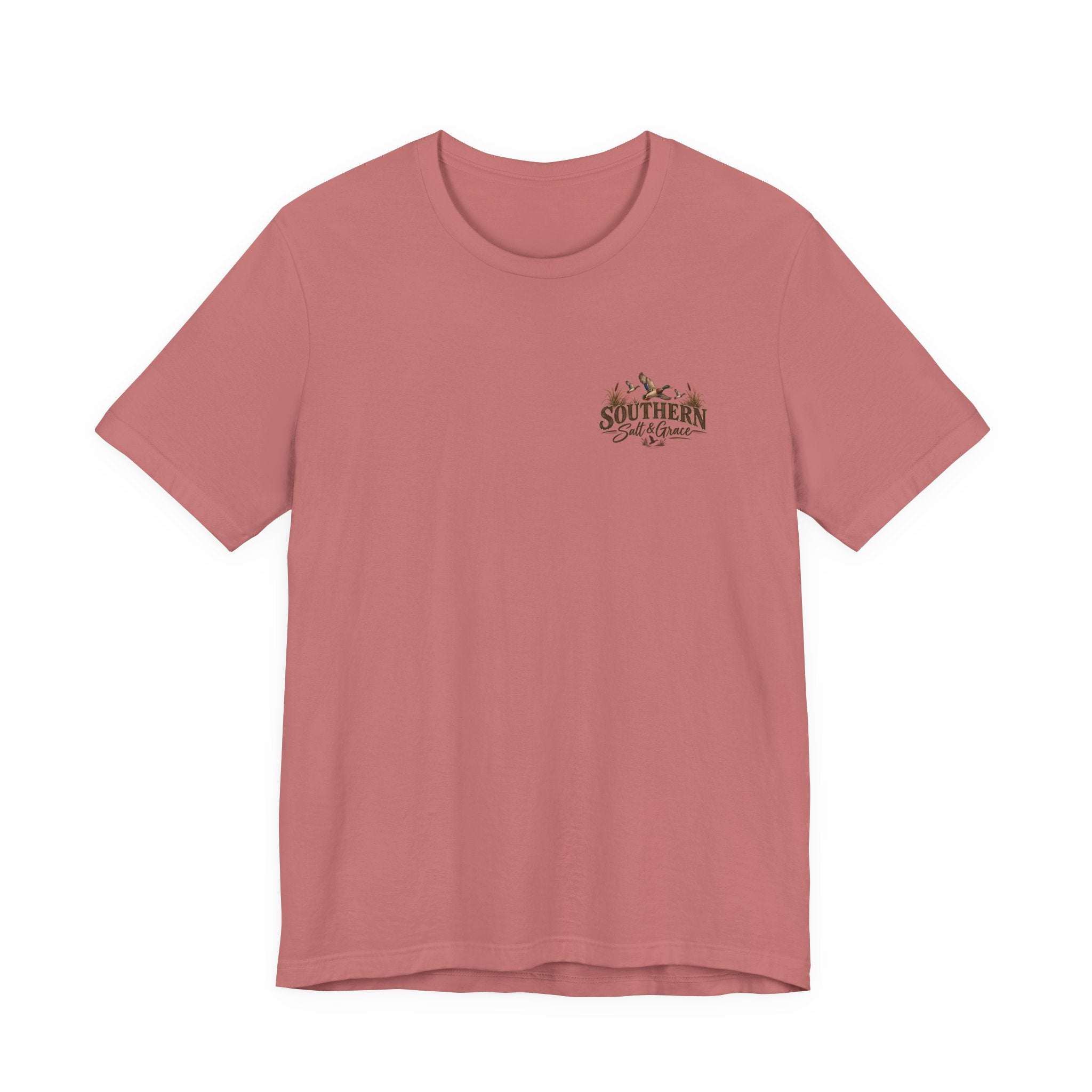 Marsh mornings yellow lab short sleeve