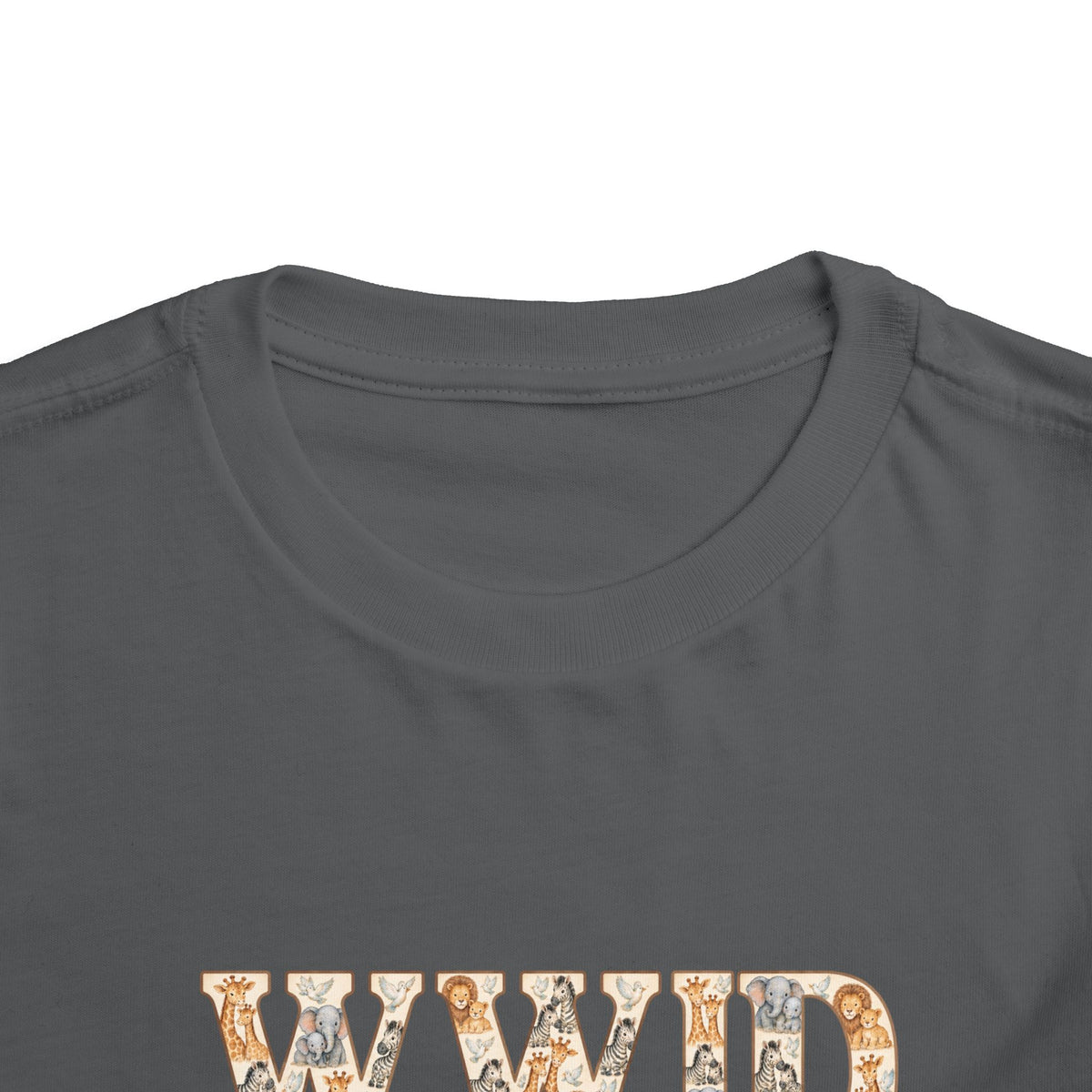 Toddler Short Sleeve Tee WWJD Noah’s Ark