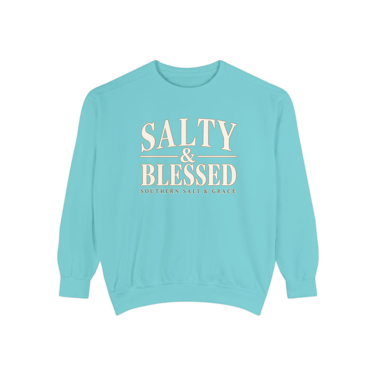 Salty & Blessed Garment-Dyed Sweatshirt