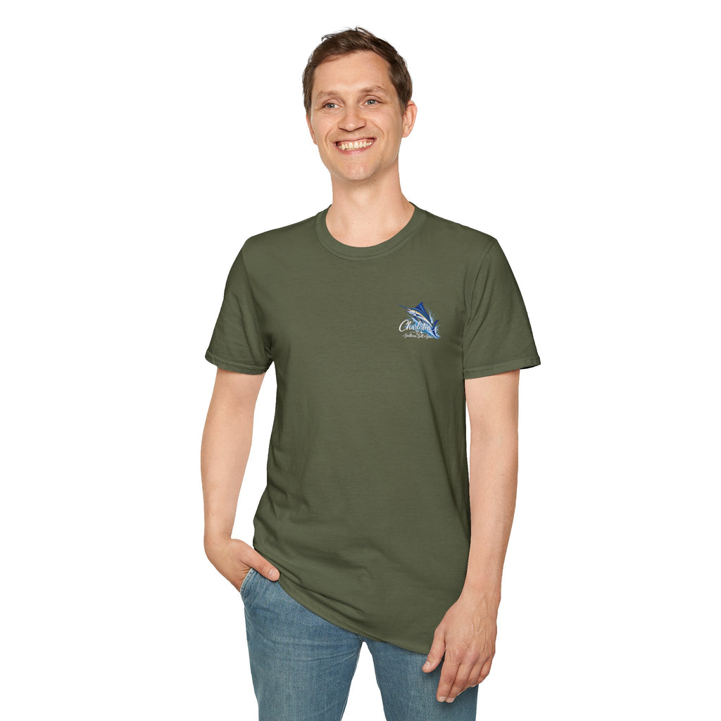 Marlin Coastal T-Shirt — Charleston Beach Vibes