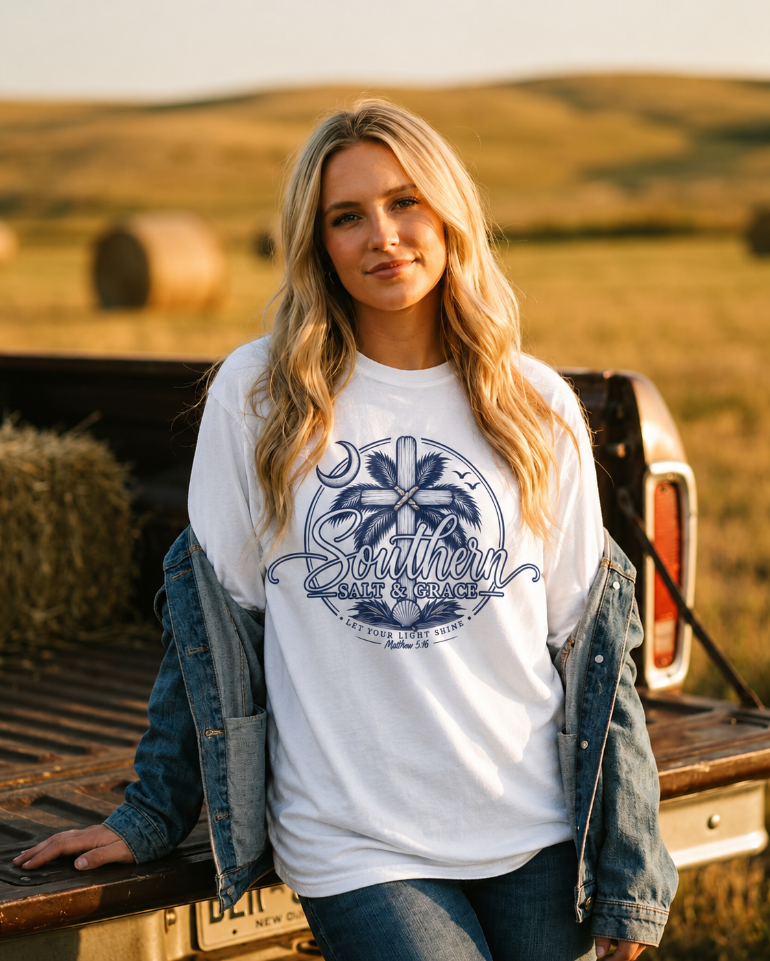 Southern Salt & Breeze Crewneck Sweatshirt — Coastal Palm Beach Vibes