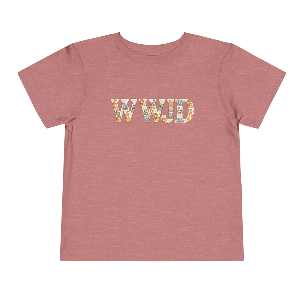 Toddler Short Sleeve Tee WWJD Noah’s Ark