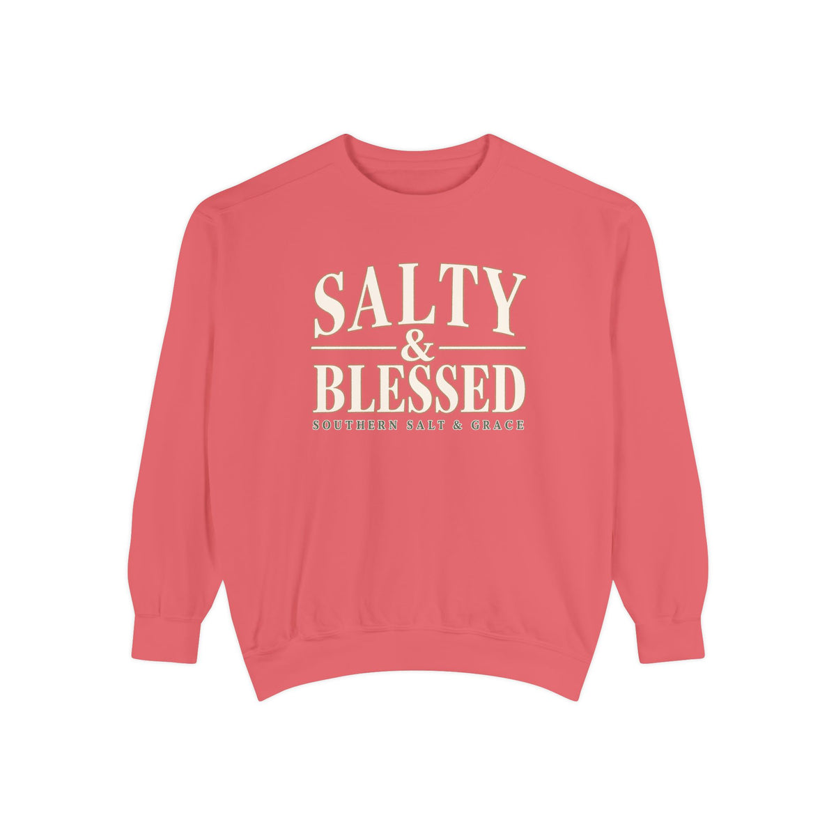 Salty & Blessed Garment-Dyed Sweatshirt