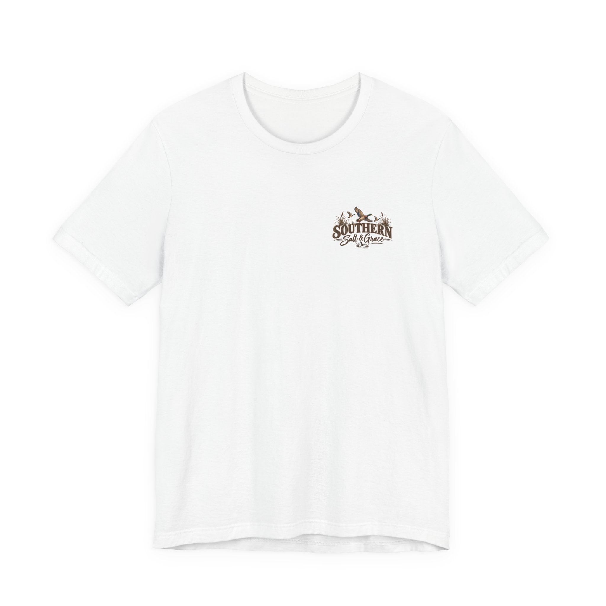 Marsh mornings yellow lab short sleeve