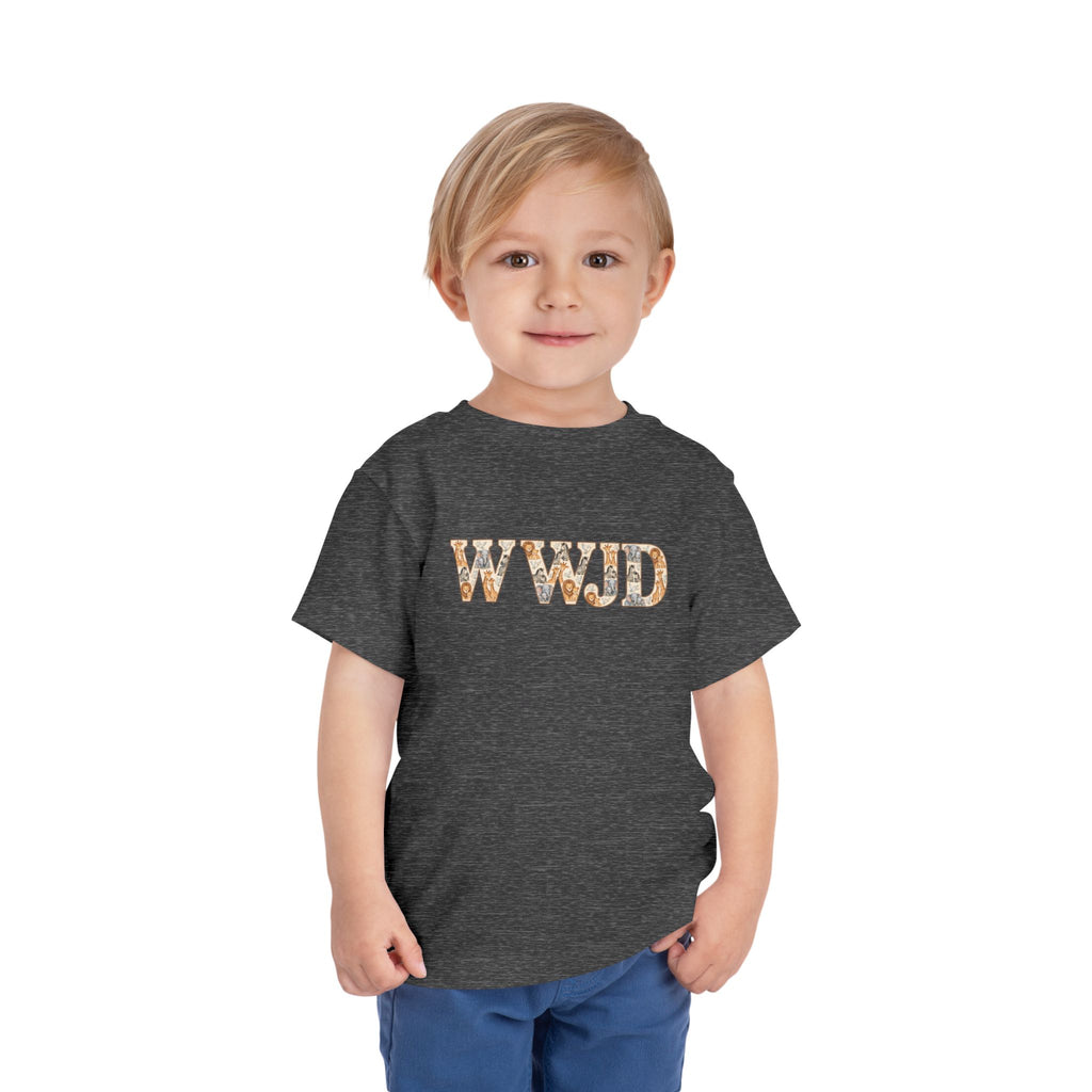 Toddler Short Sleeve Tee WWJD Noah’s Ark