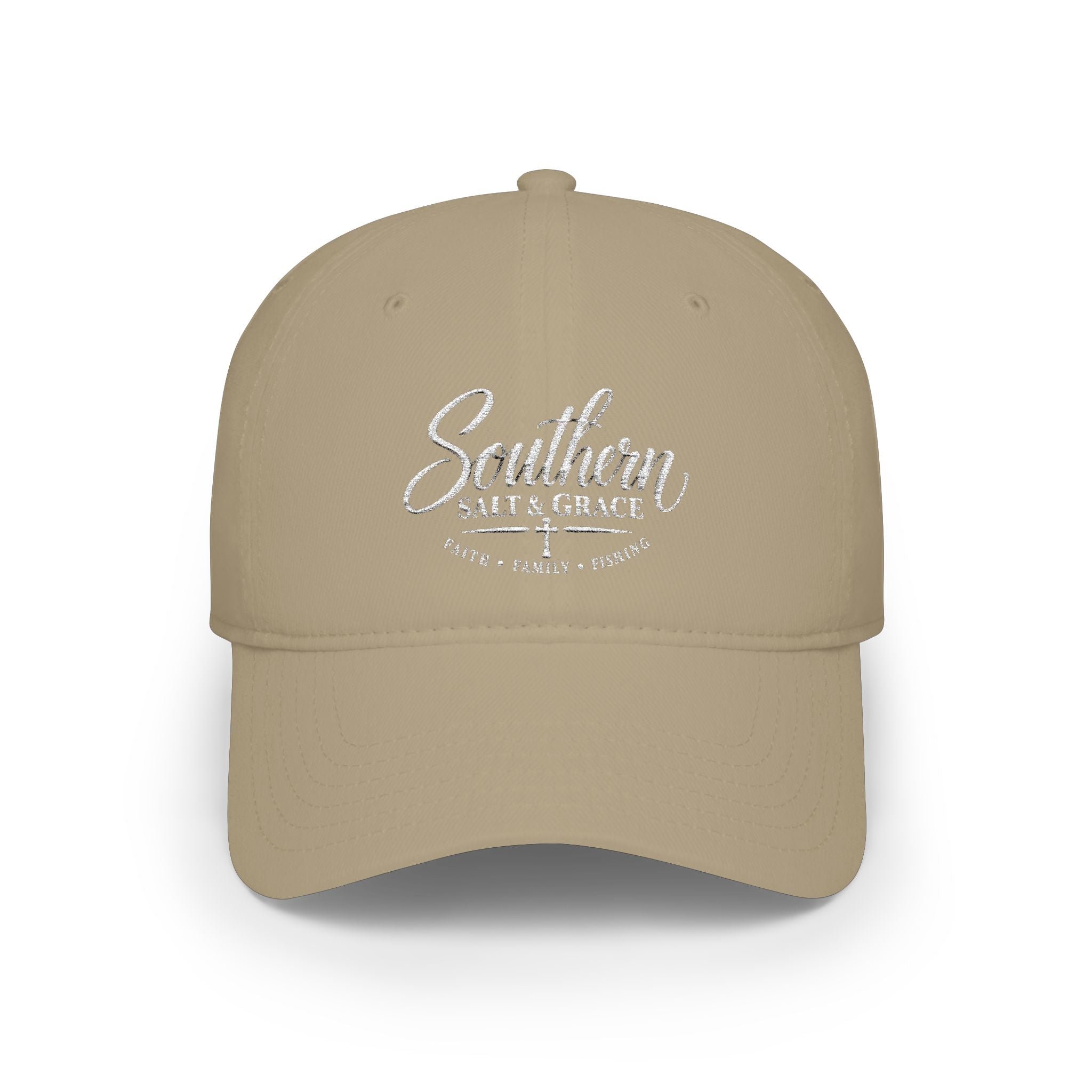 Southern Salt & Grace Low Profile Cap — Vintage Script Dad Hat