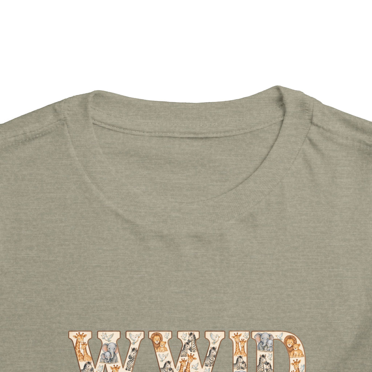 Toddler Short Sleeve Tee WWJD Noah’s Ark