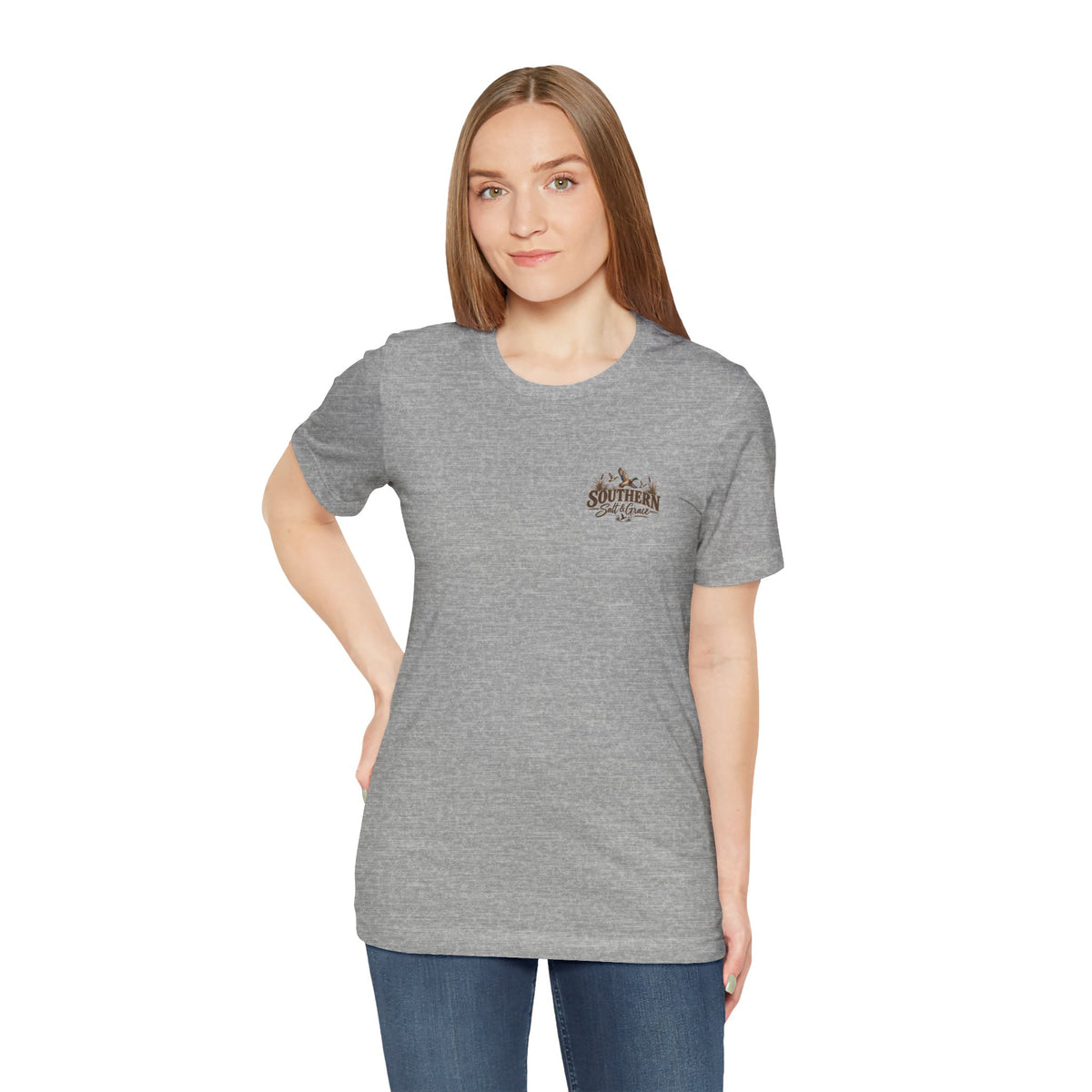 Marsh mornings yellow lab short sleeve