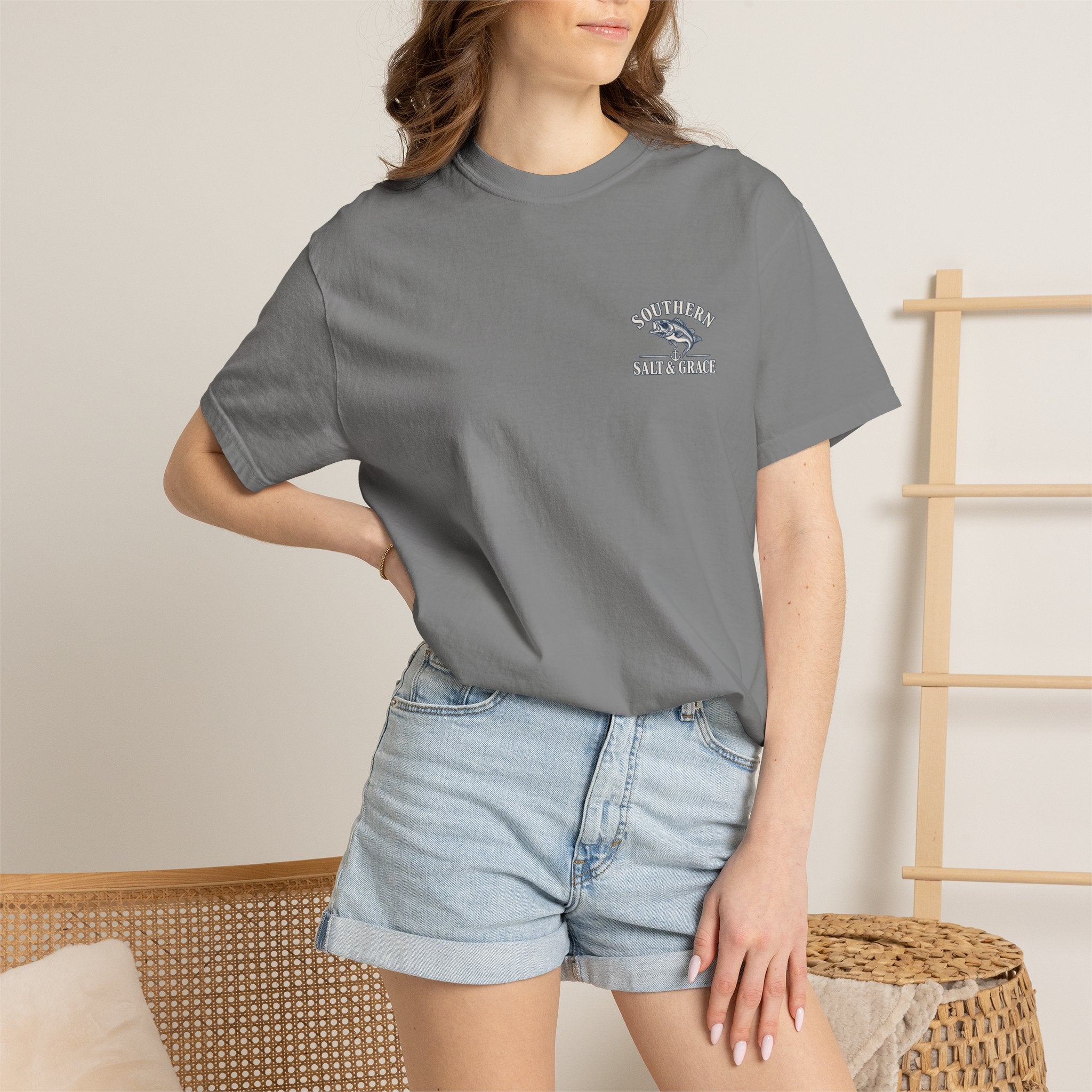 Southern salt and Grace fish t-shirt