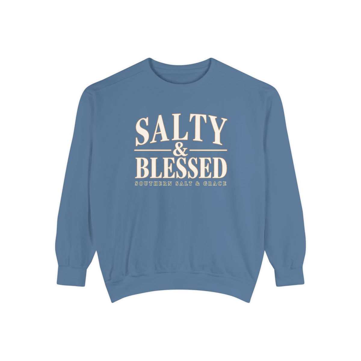 Salty & Blessed Garment-Dyed Sweatshirt
