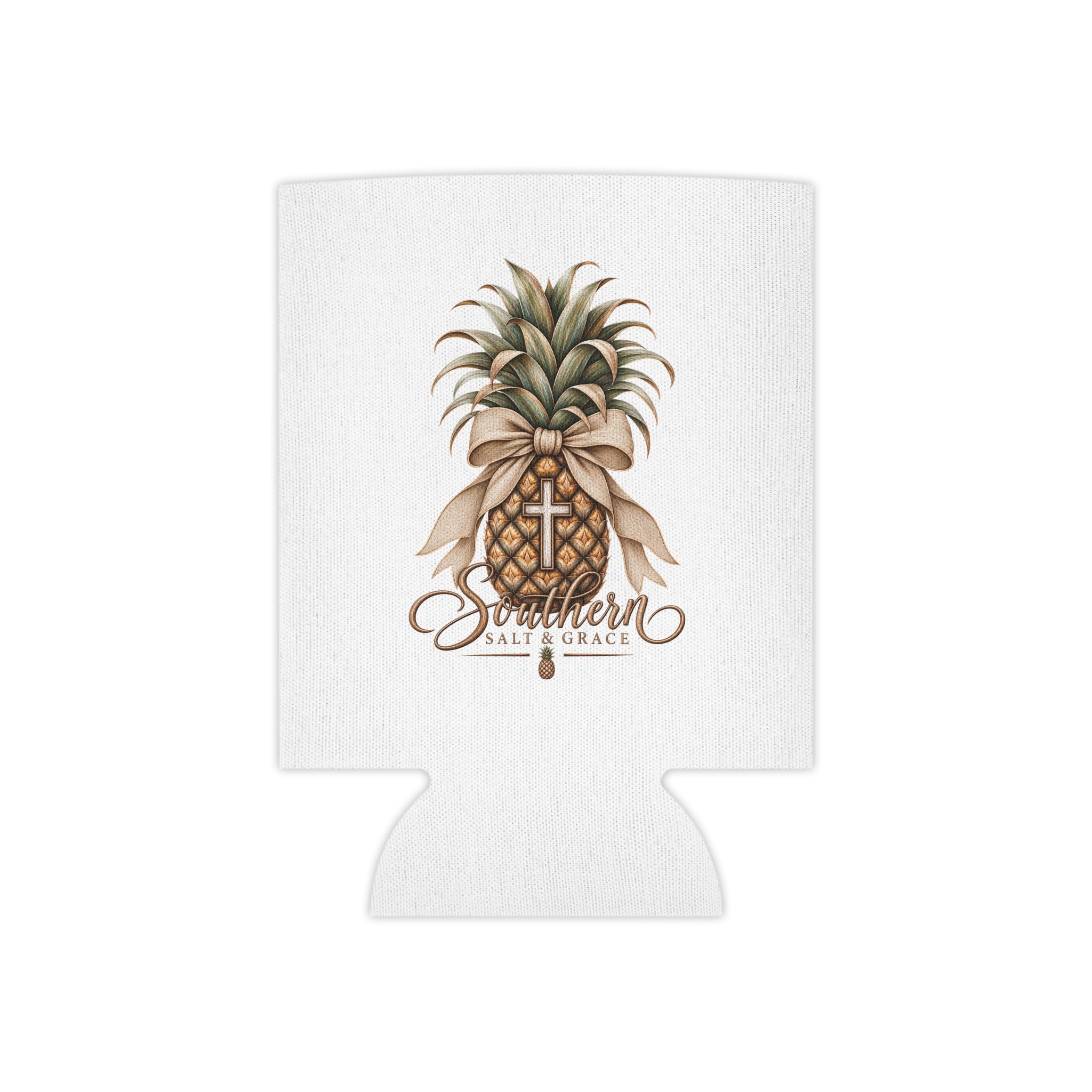 Pineapple Cross Can Cooler – Southern Salt & Grace Tropical Drink Koozie