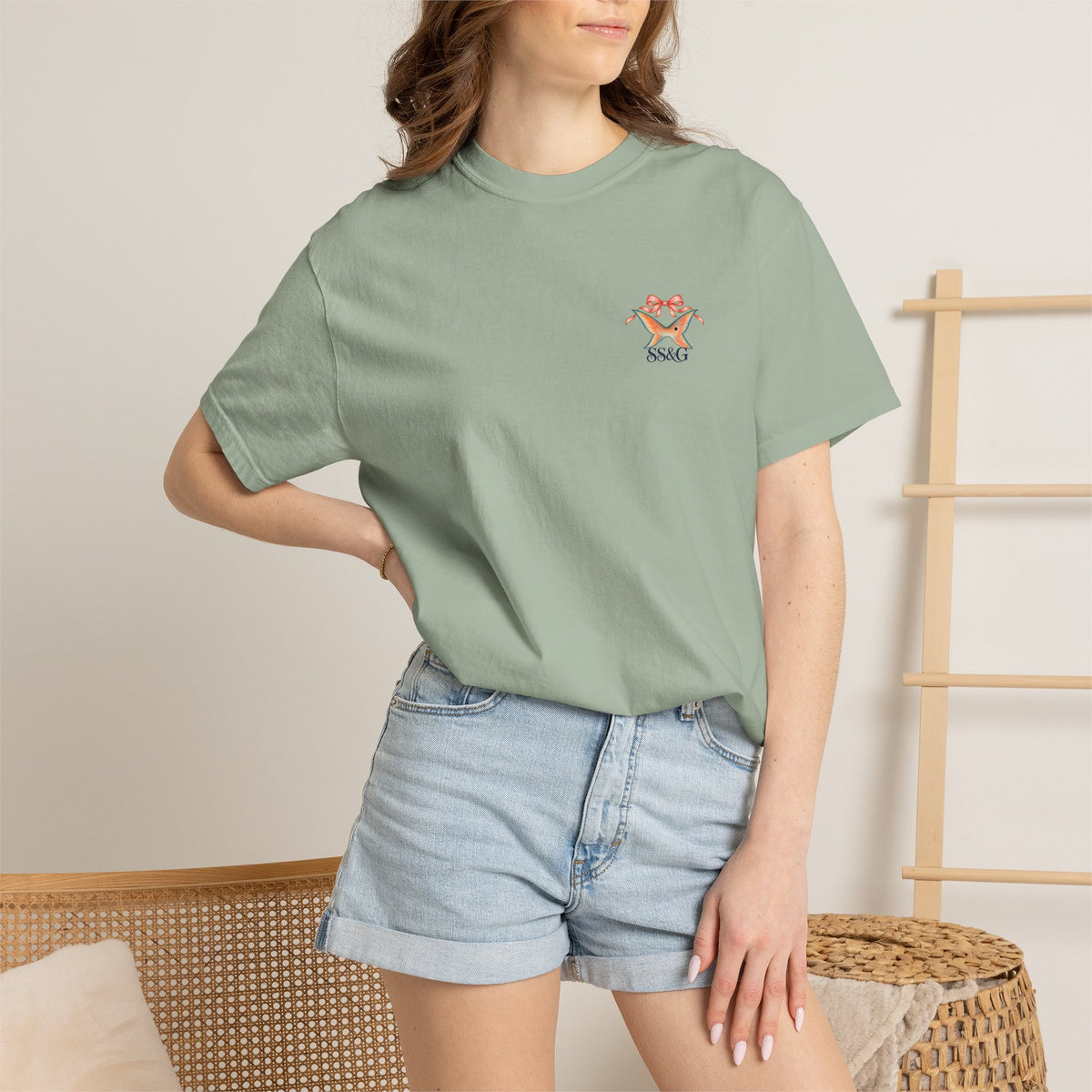 Southern Salt & Grace T-Shirt — Coastal Redfish Graphic Tee