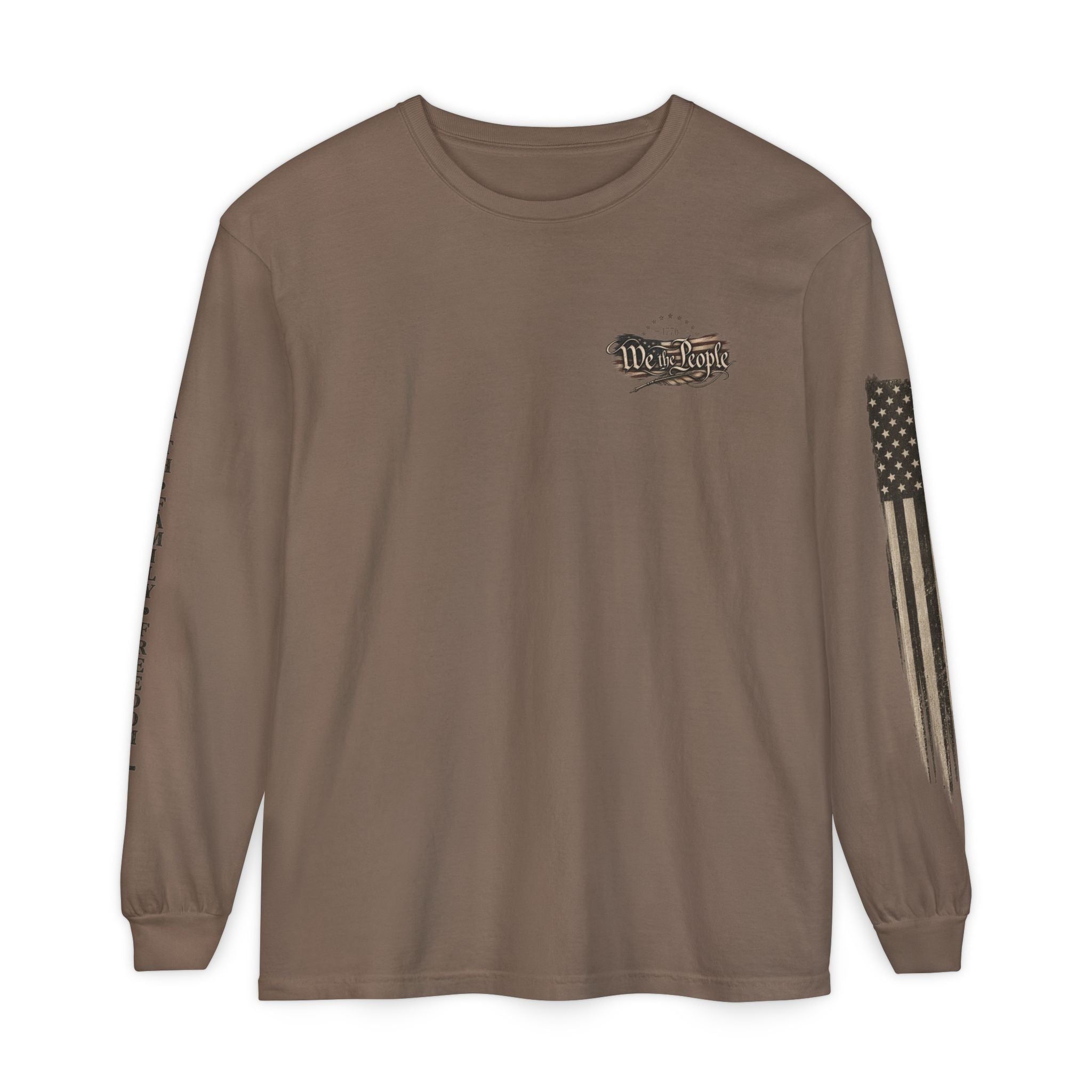 Southern Salt & Grace Flag Long Sleeve Tee