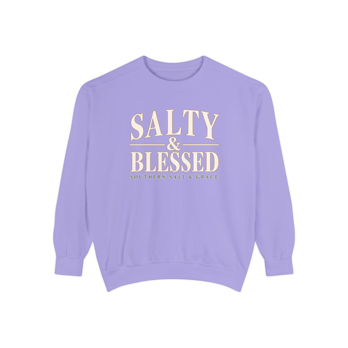 Salty & Blessed Garment-Dyed Sweatshirt