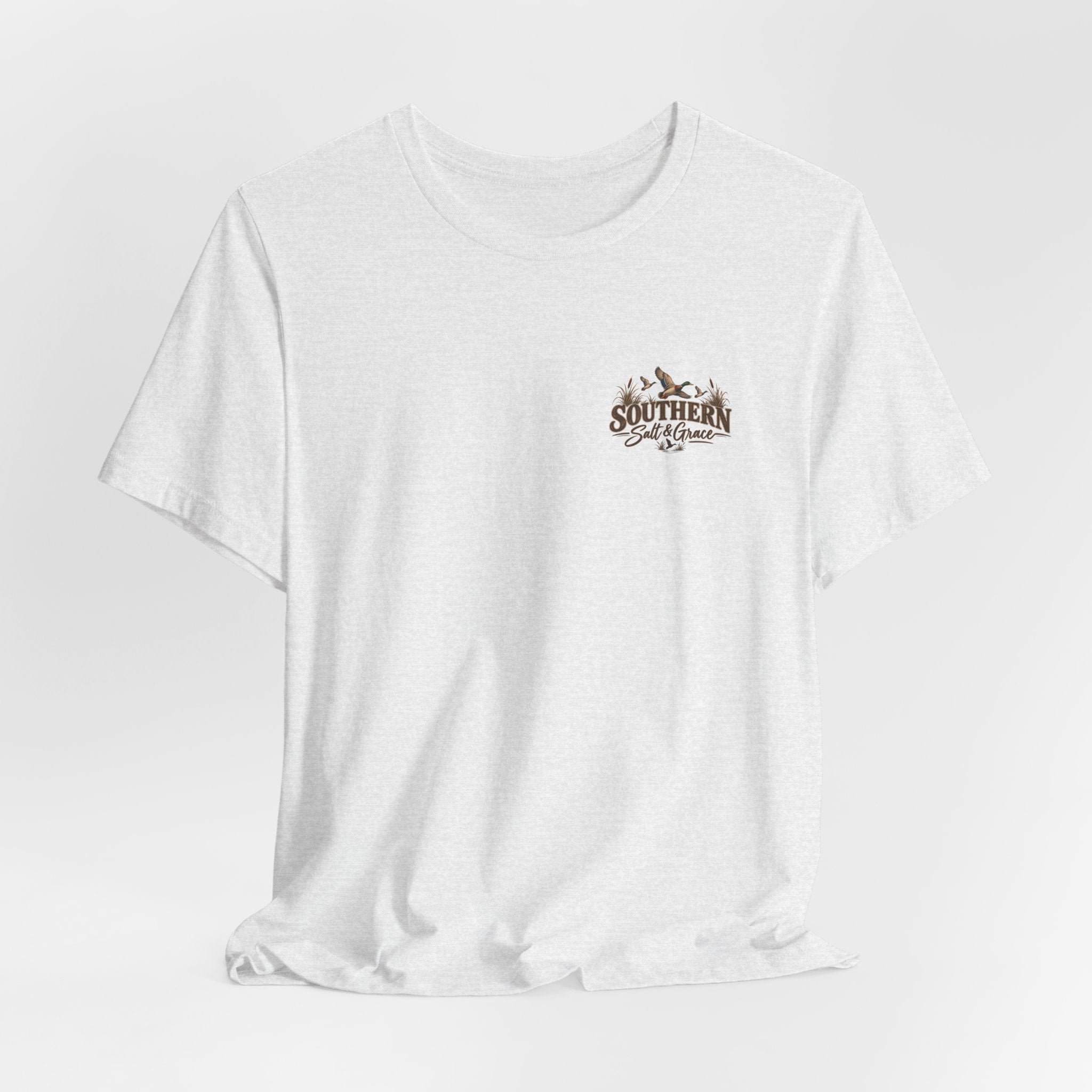 Marsh mornings yellow lab short sleeve