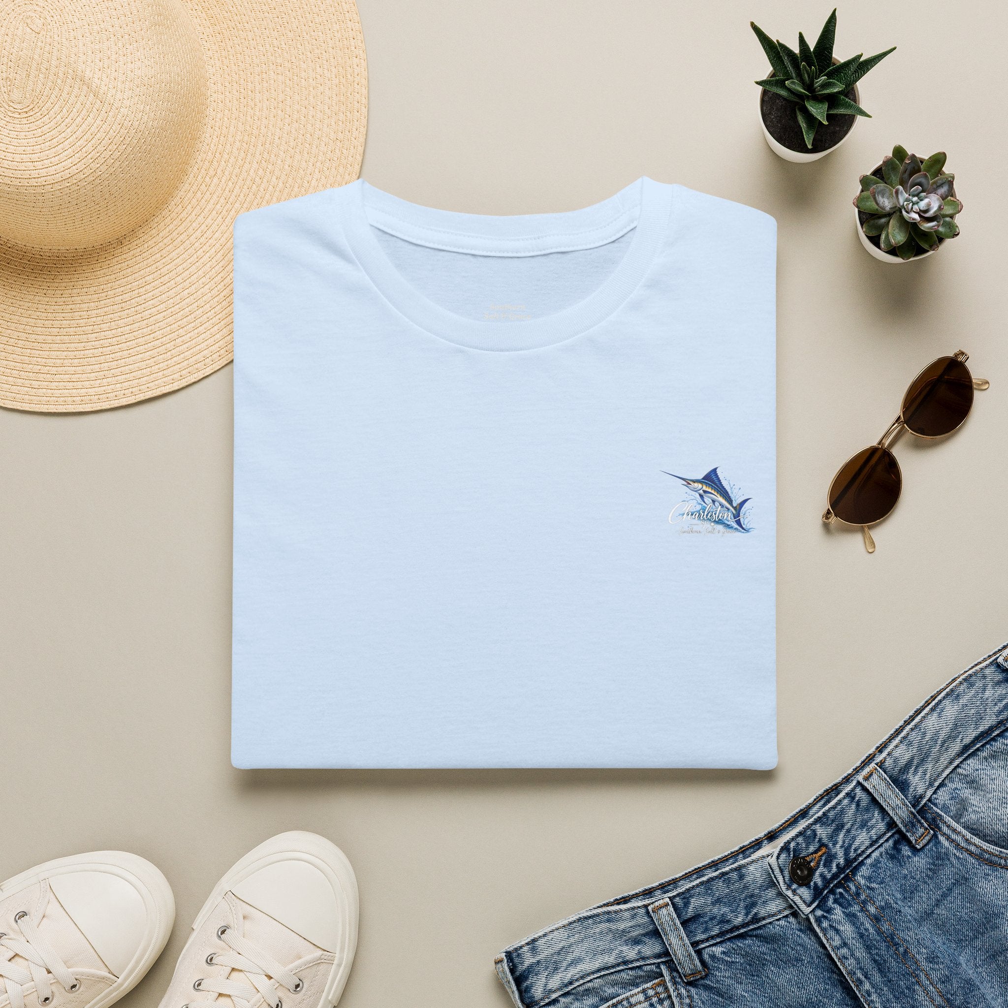 Marlin Coastal T-Shirt — Charleston Beach Vibes