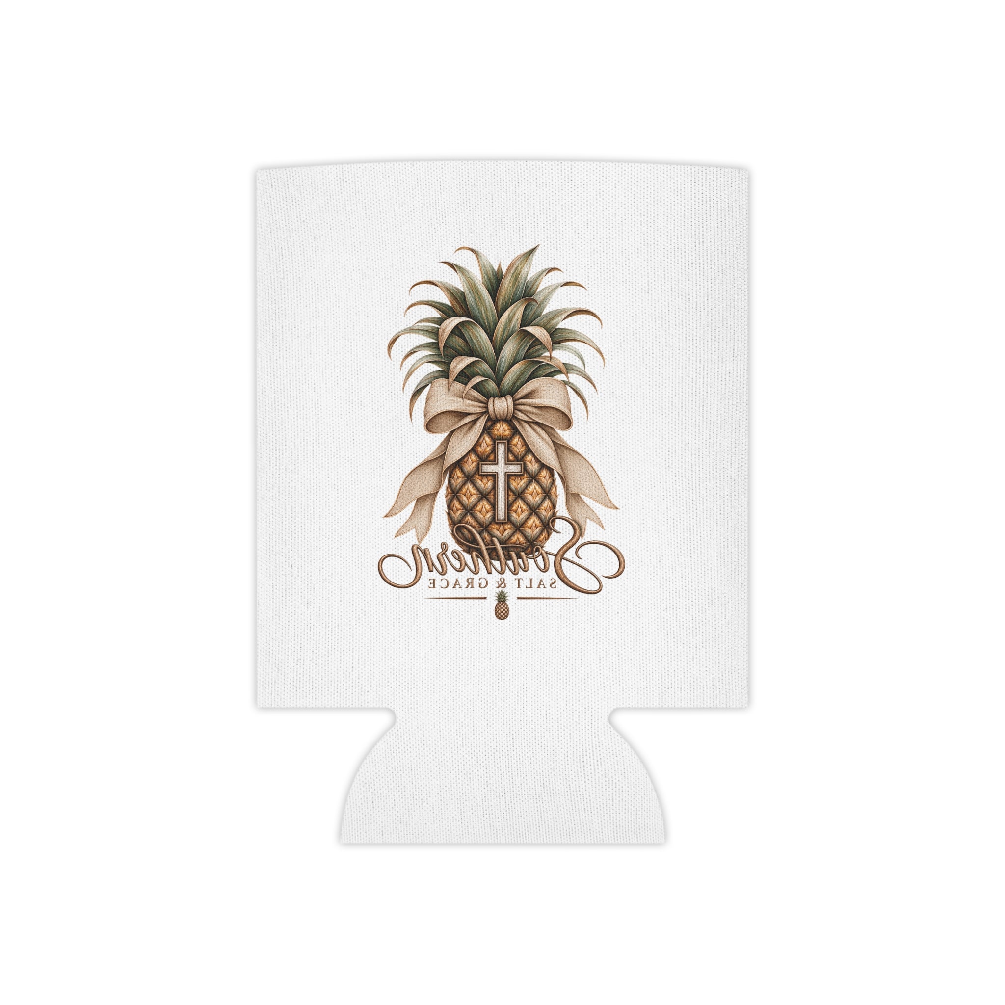 Pineapple Cross Can Cooler – Southern Salt & Grace Tropical Drink Koozie