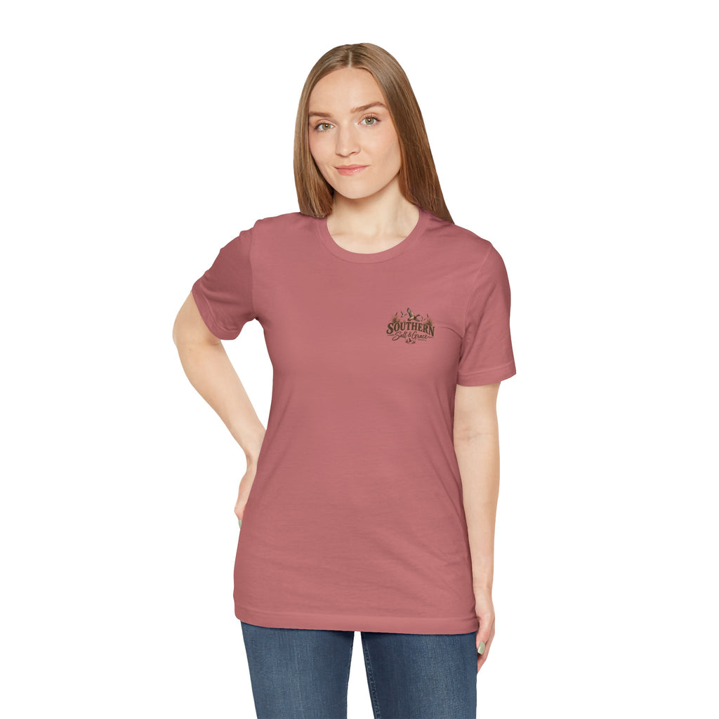 Marsh mornings yellow lab short sleeve
