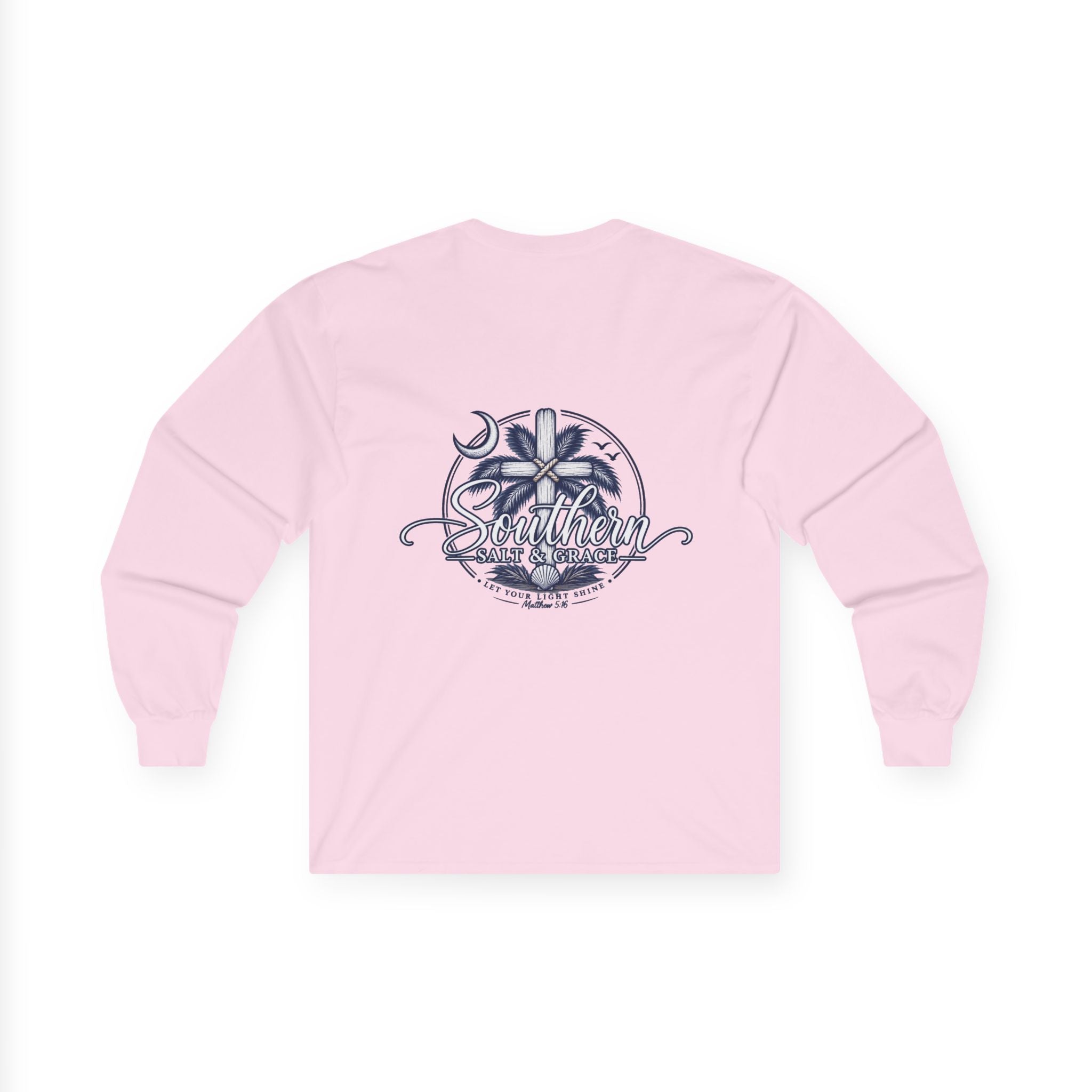 'Destiny' Nautical Compass Long Sleeve Tee — Coastal Christian Graphic