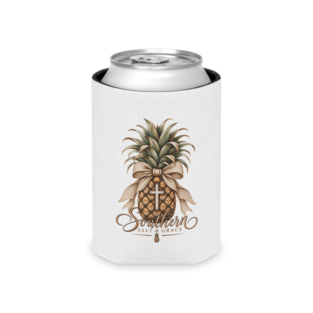 Pineapple Cross Can Cooler – Southern Salt & Grace Tropical Drink Koozie