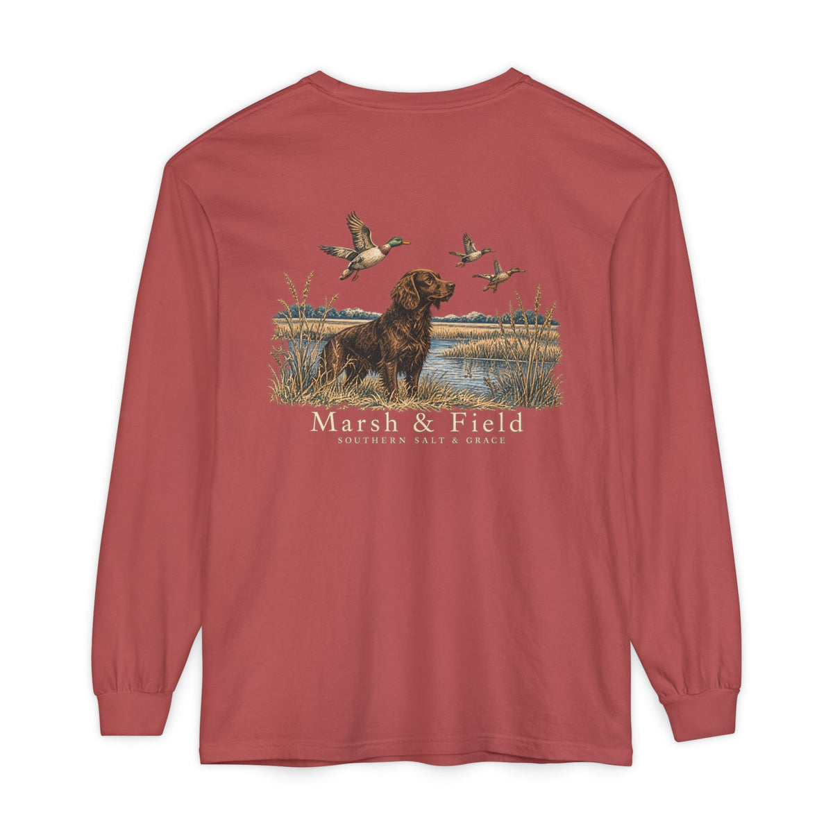 Marsh & Field Hunting Dog Long Sleeve T-Shirt