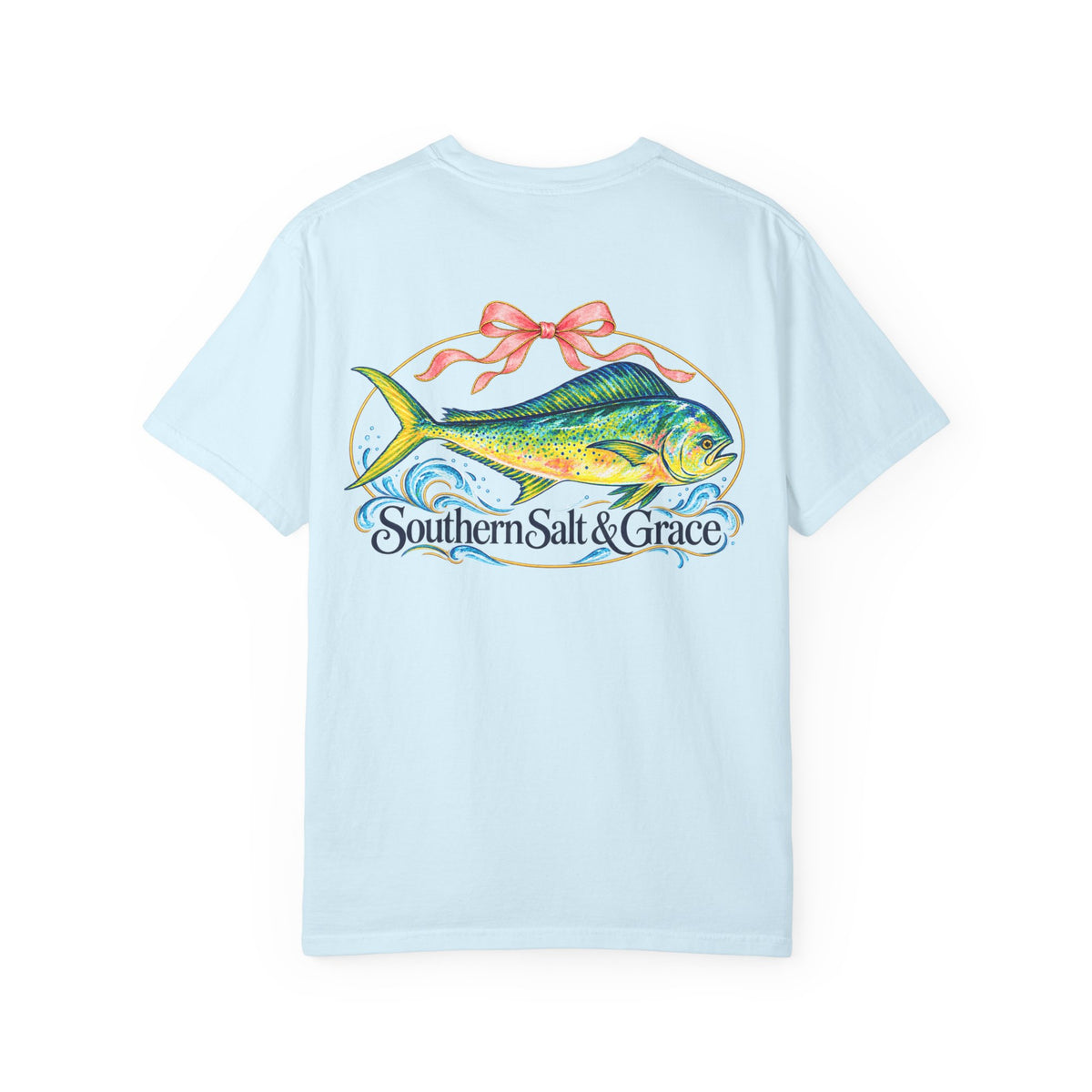 Mahi Mahi Gift Tee — "Southern Salt & Grace" Graphic T-Shirt