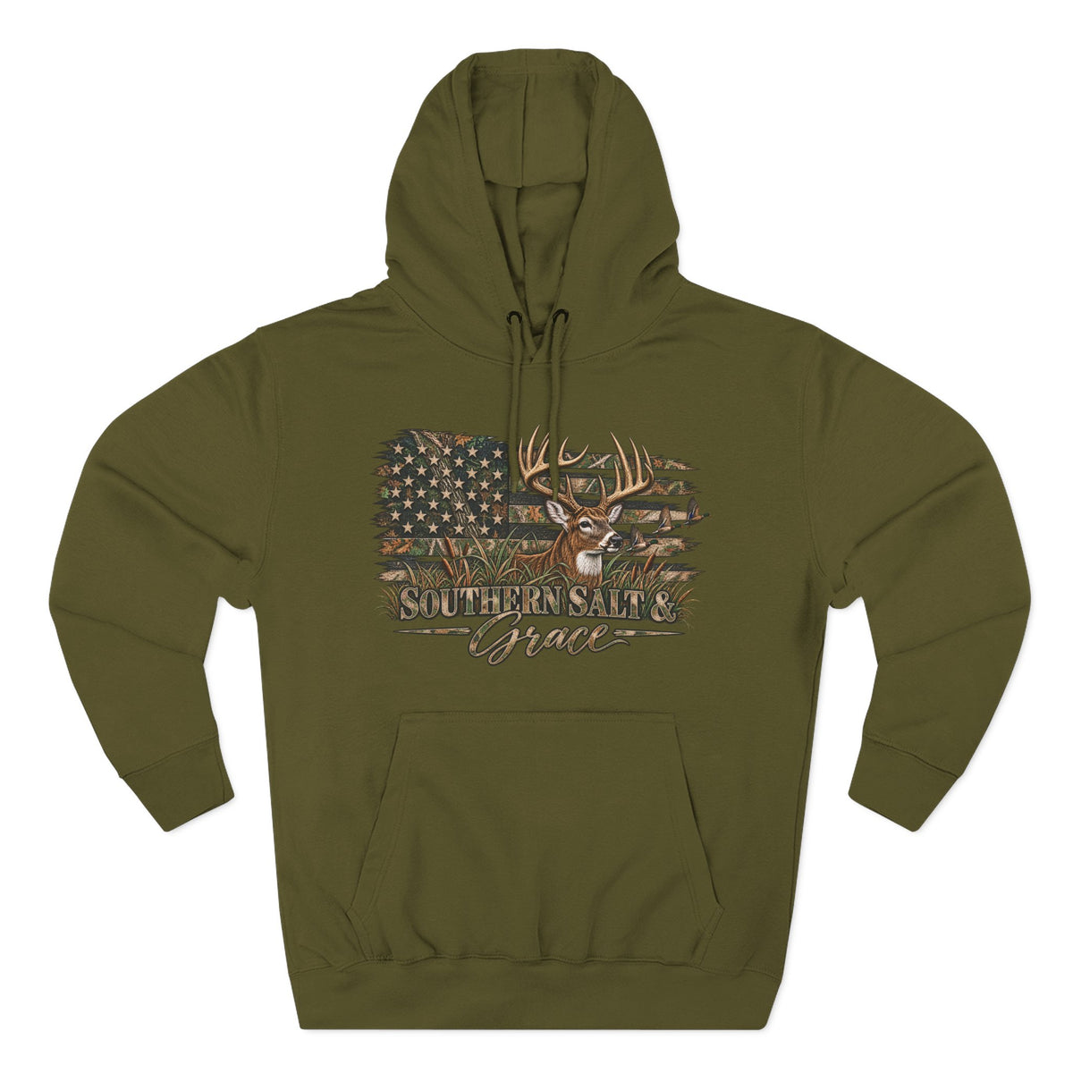 Southern Grace Deer Flag Hoodie