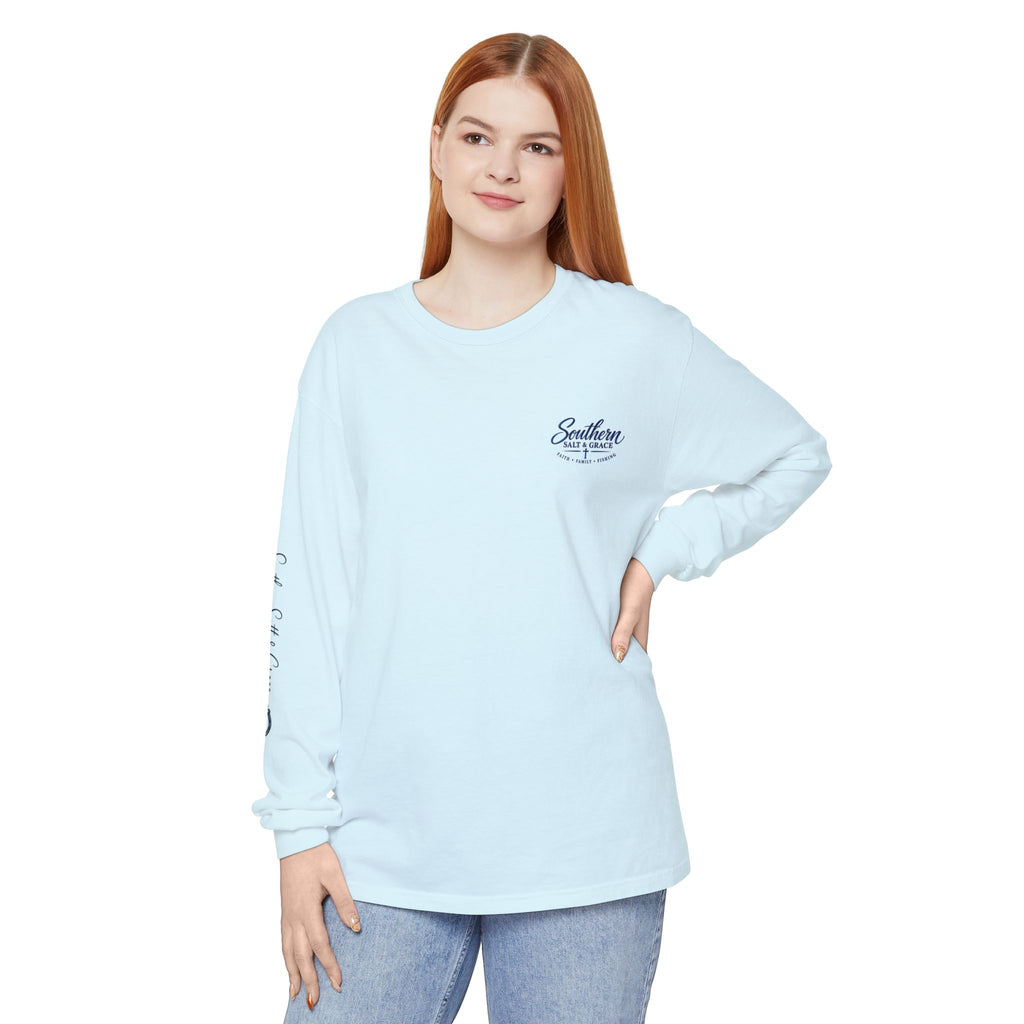 Unisex Garment-dyed Long Sleeve T-Shirt