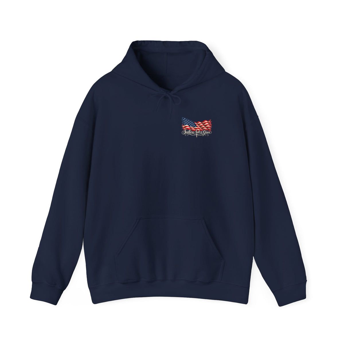 We The People 1776 Eagle Hoodie — Patriotic American Flag Hoodie