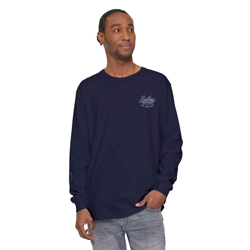 Copy of Southern Salt & Grace Fishing Long Sleeve Tee — Faith, Family, Fishing