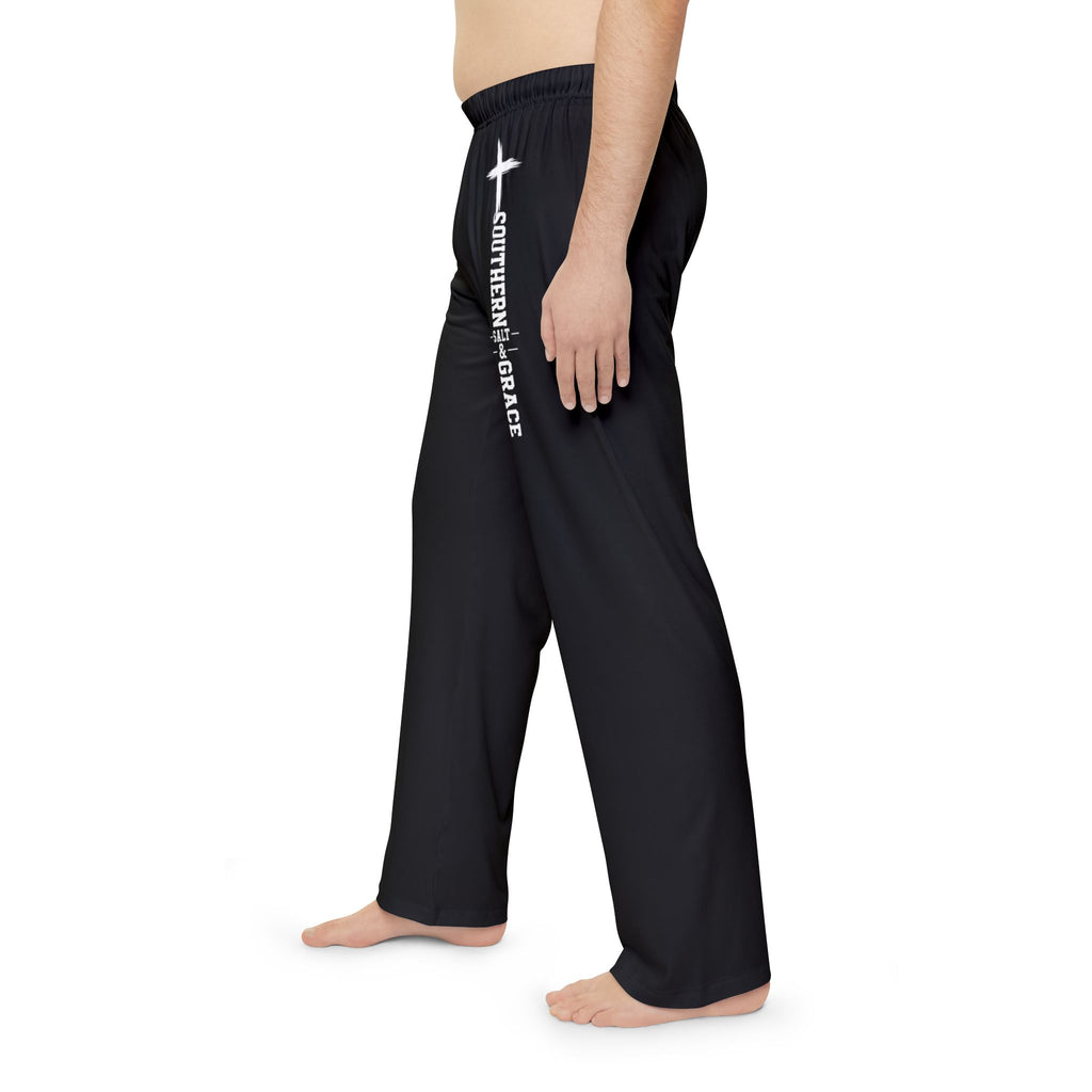 Men's Pajama Pants – 'Southern Grace' Cross Lounge Sleep Pants