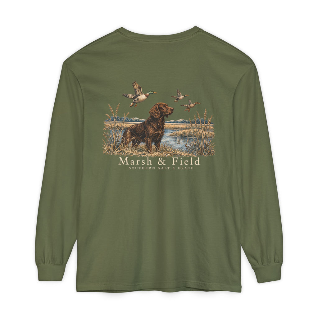 Marsh & Field Hunting Dog Long Sleeve T-Shirt