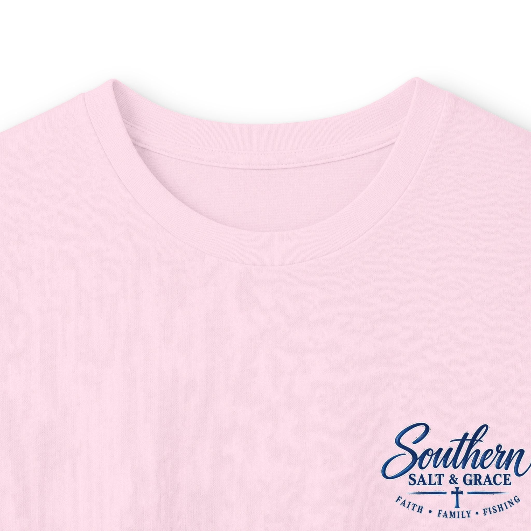 Long Sleeve Tee - "Southern Salt & Grace" Beach Palmetto Design