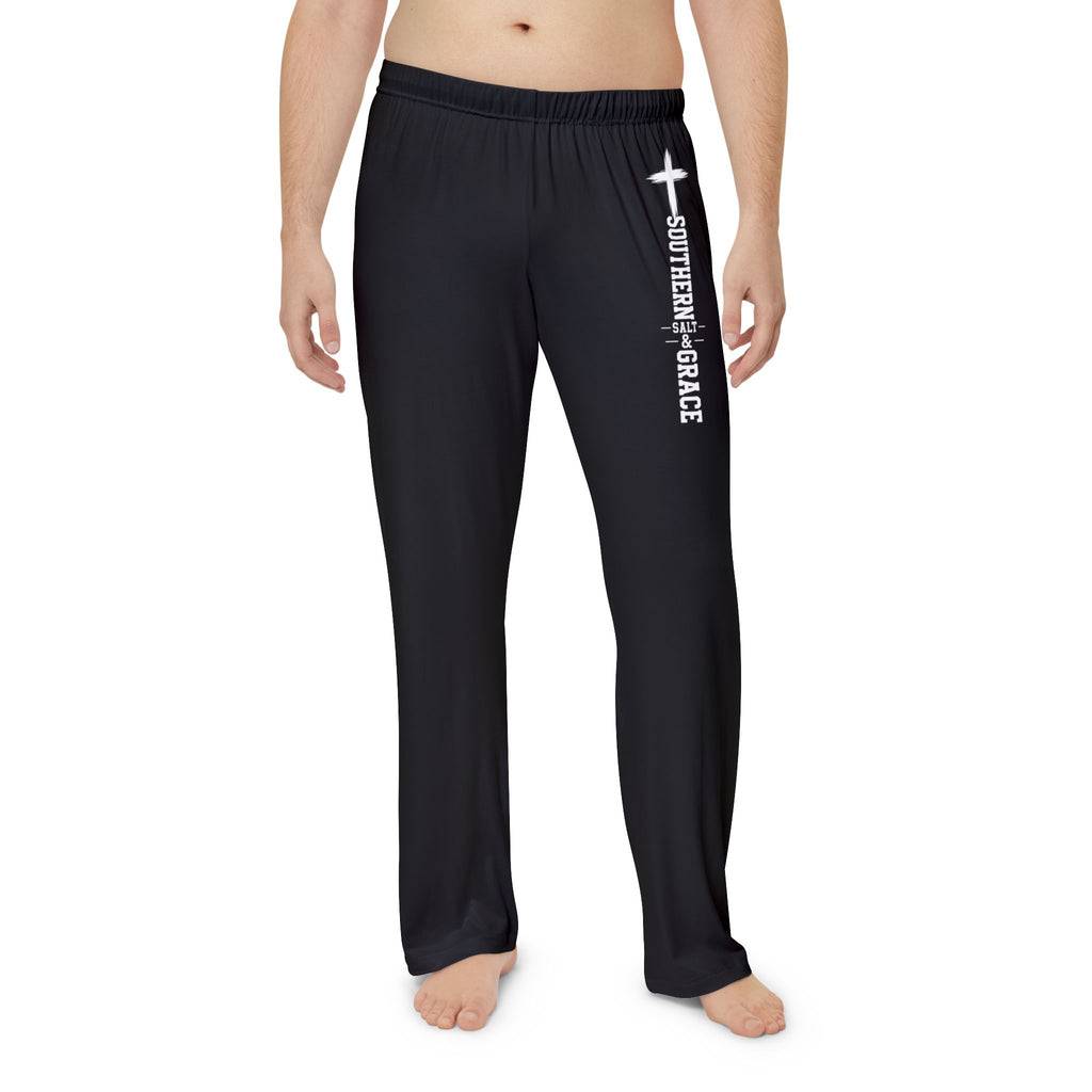 Men's Pajama Pants – 'Southern Grace' Cross Lounge Sleep Pants