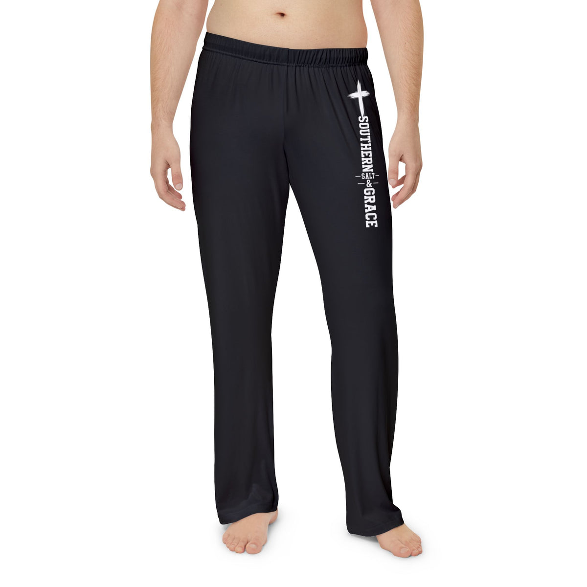 Men's Pajama Pants – 'Southern Grace' Cross Lounge Sleep Pants