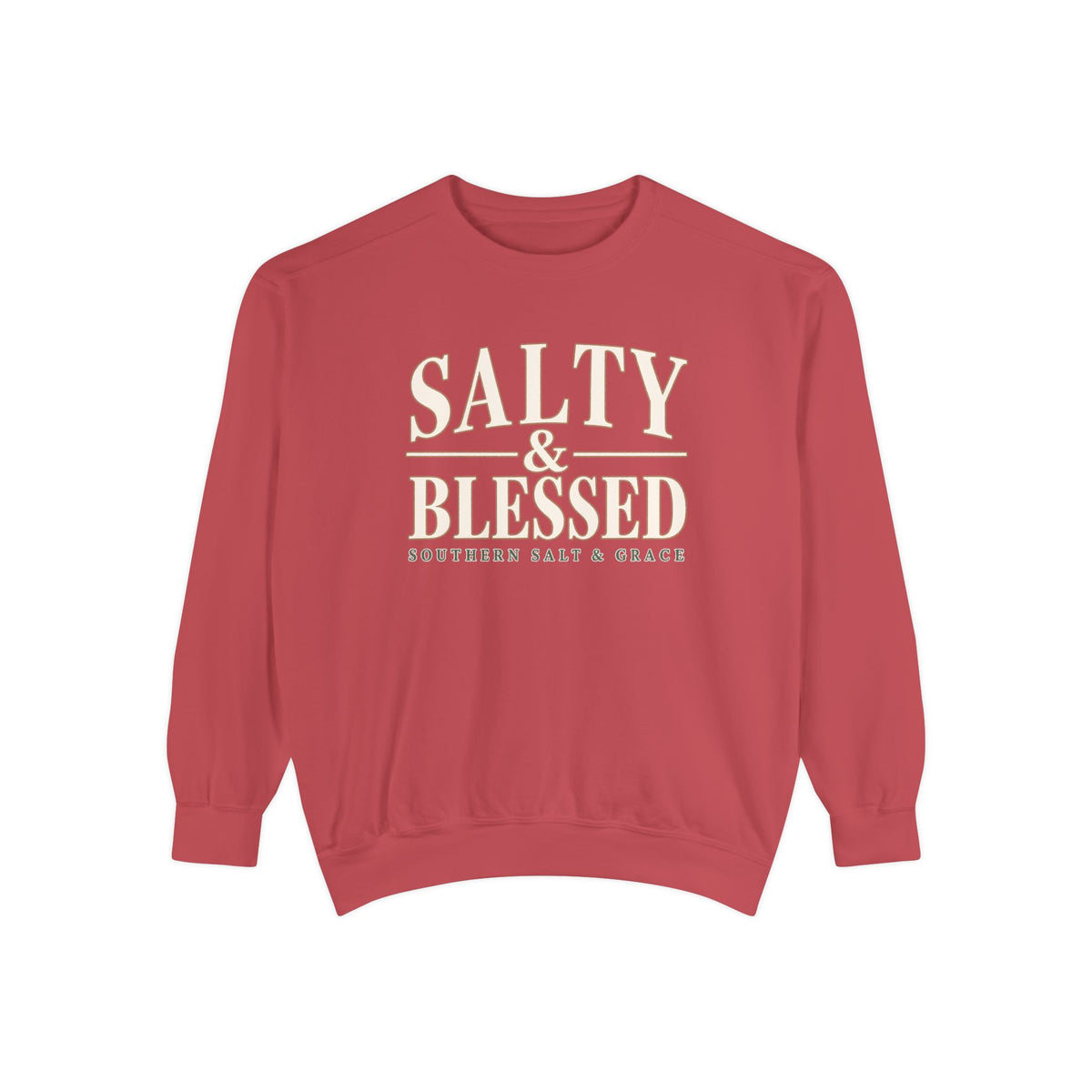 Salty & Blessed Garment-Dyed Sweatshirt