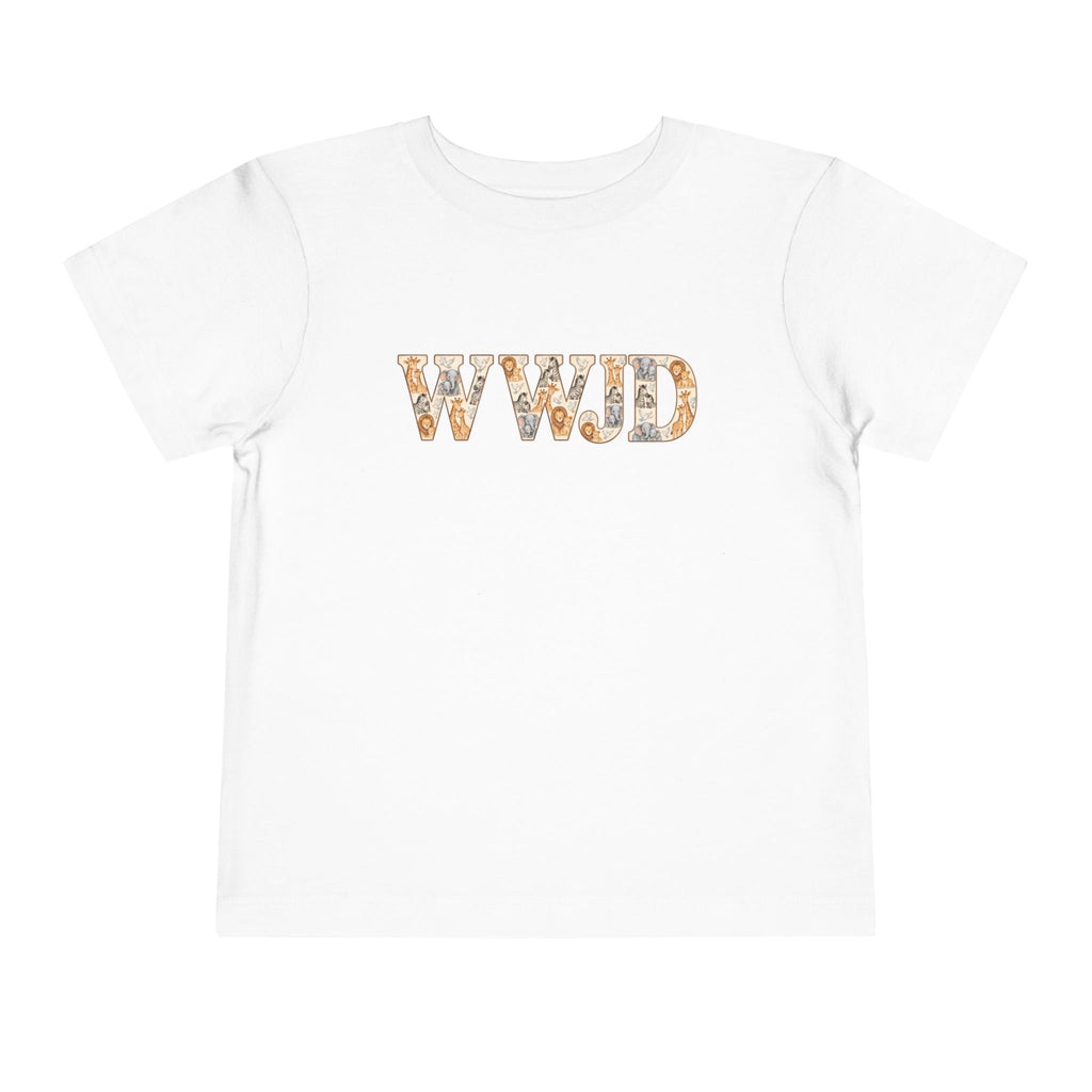Toddler Short Sleeve Tee WWJD Noah’s Ark
