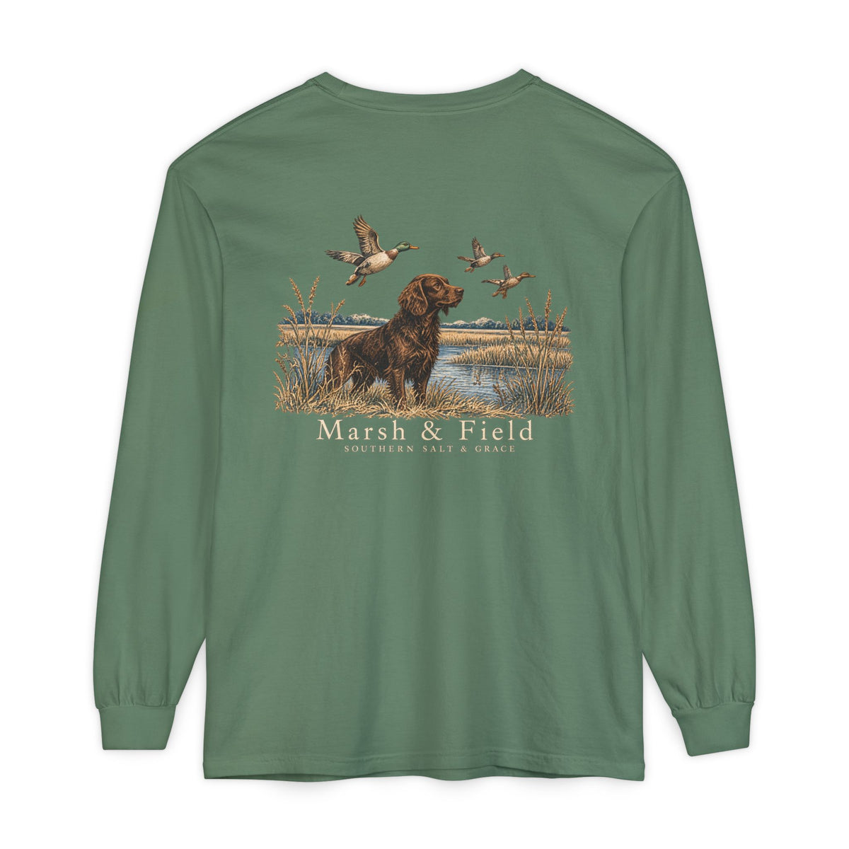Marsh & Field Hunting Dog Long Sleeve T-Shirt