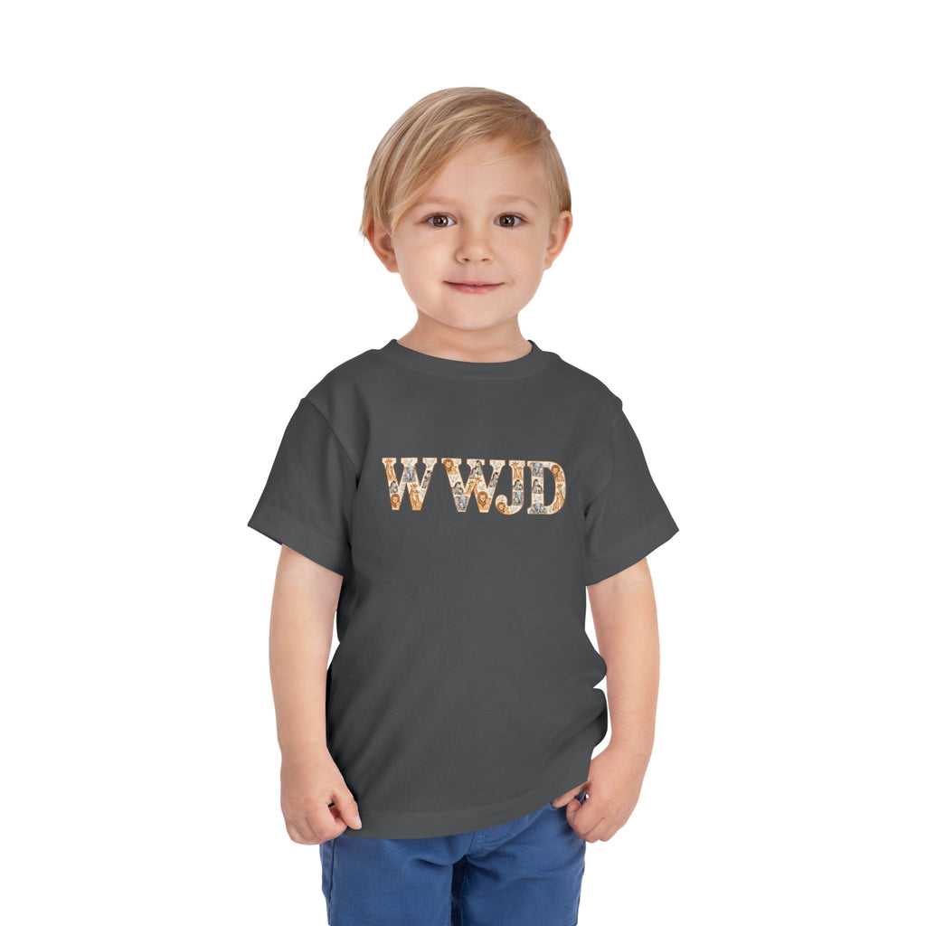 Toddler Short Sleeve Tee WWJD Noah’s Ark