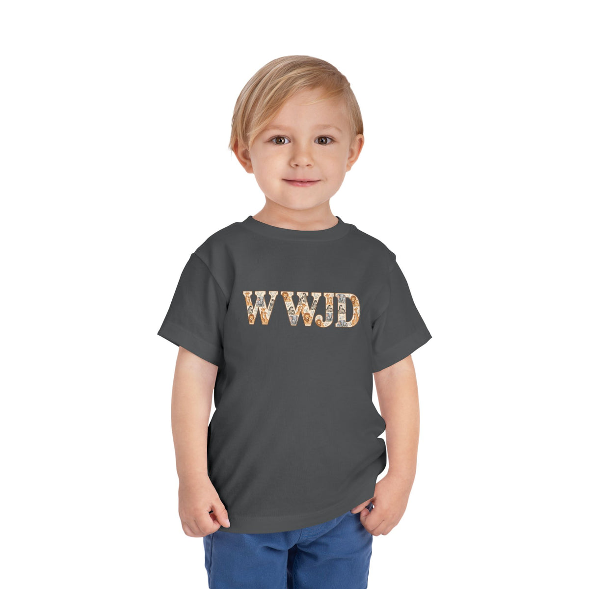 Toddler Short Sleeve Tee WWJD Noah’s Ark