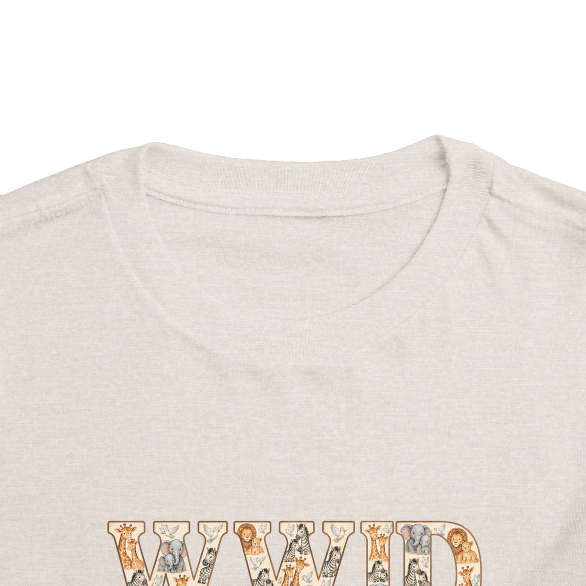 Toddler Short Sleeve Tee WWJD Noah’s Ark