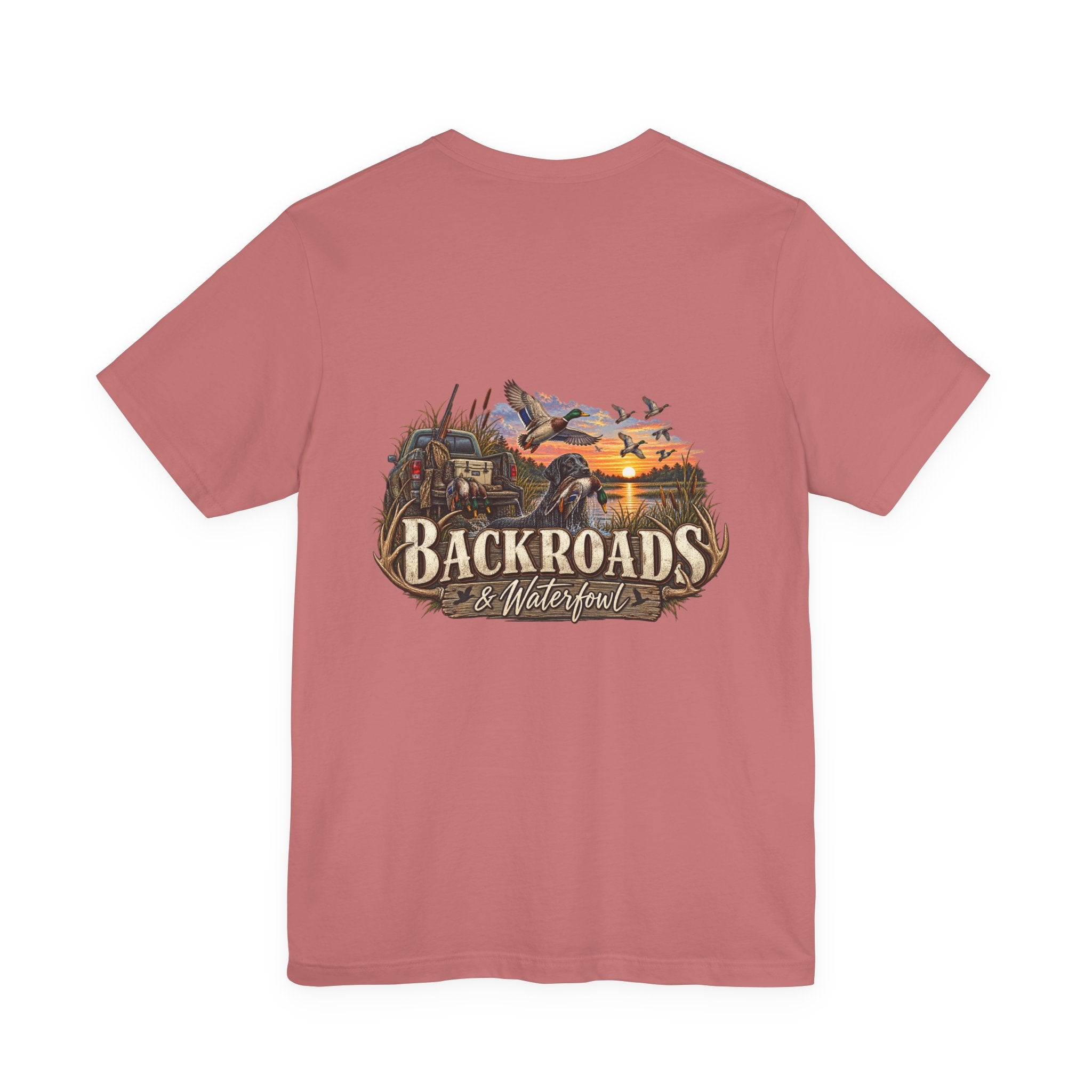 Waterfowl black lab short sleeve