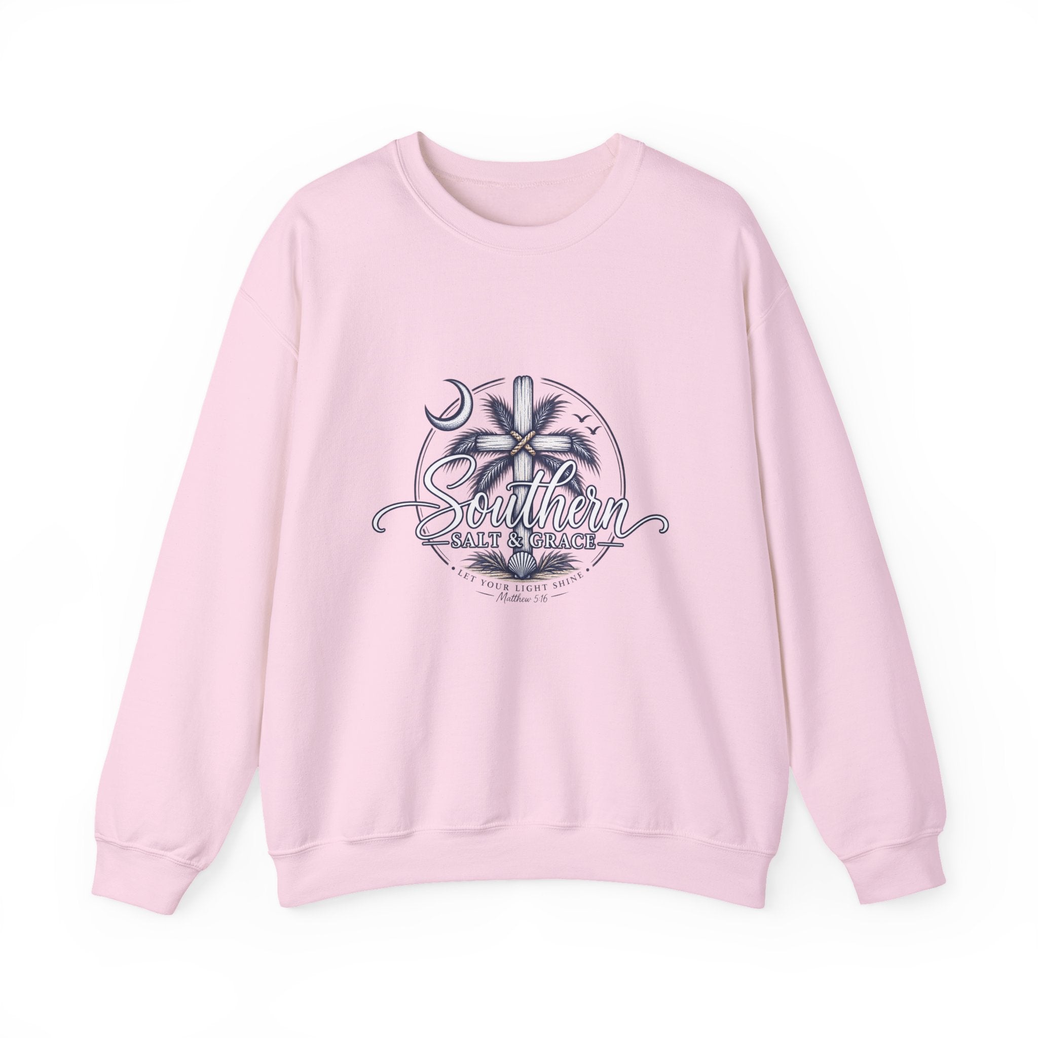 Southern Salt & Breeze Crewneck Sweatshirt — Coastal Palm Beach Vibes