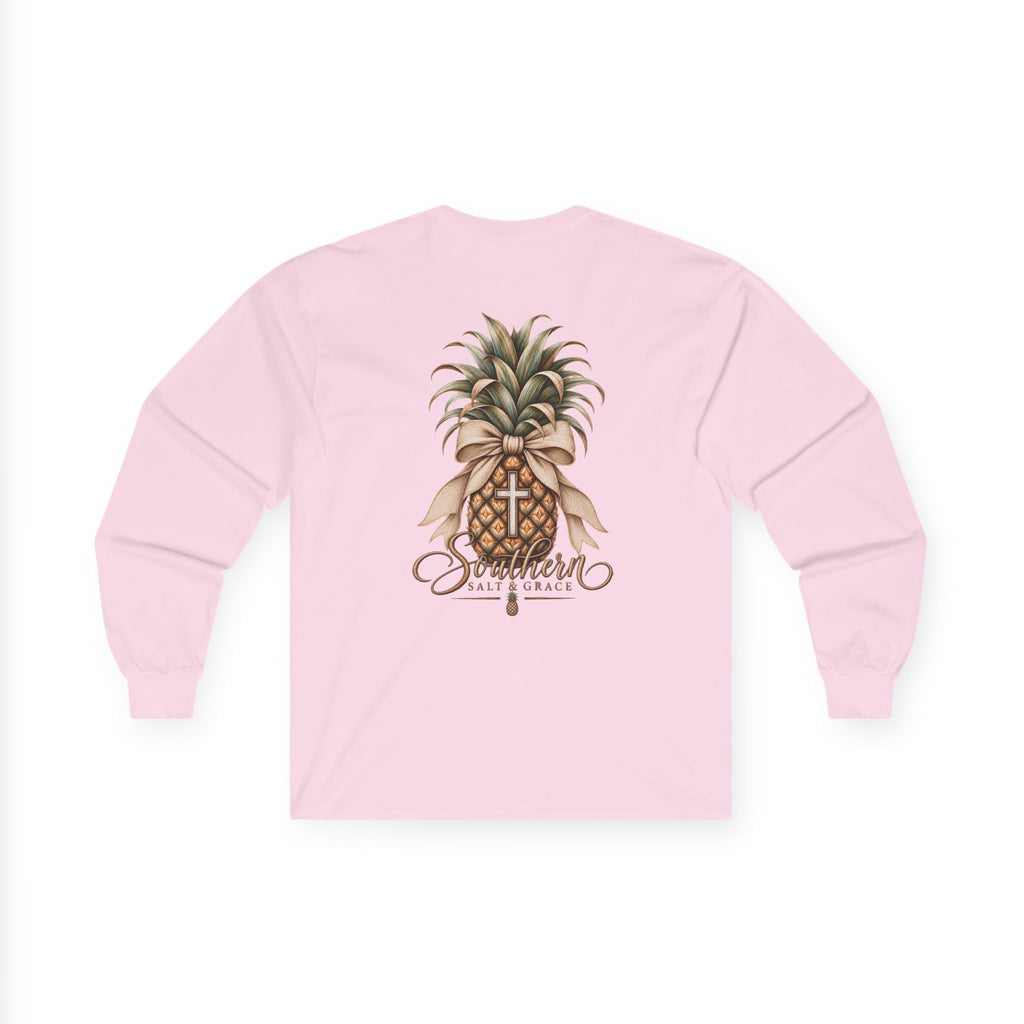 Pineapple Cross Long Sleeve Tee — Southern Island Vibes