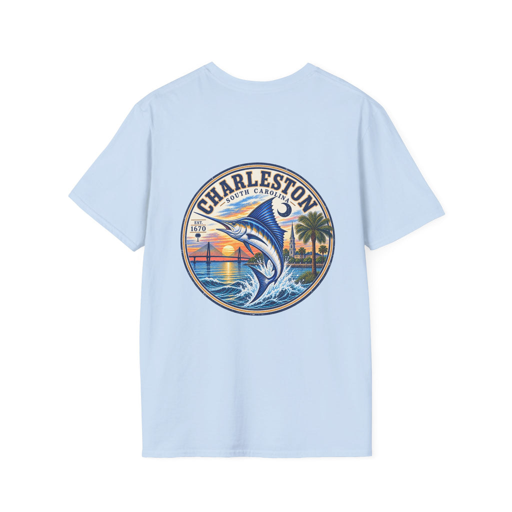Marlin Coastal T-Shirt — Charleston Beach Vibes
