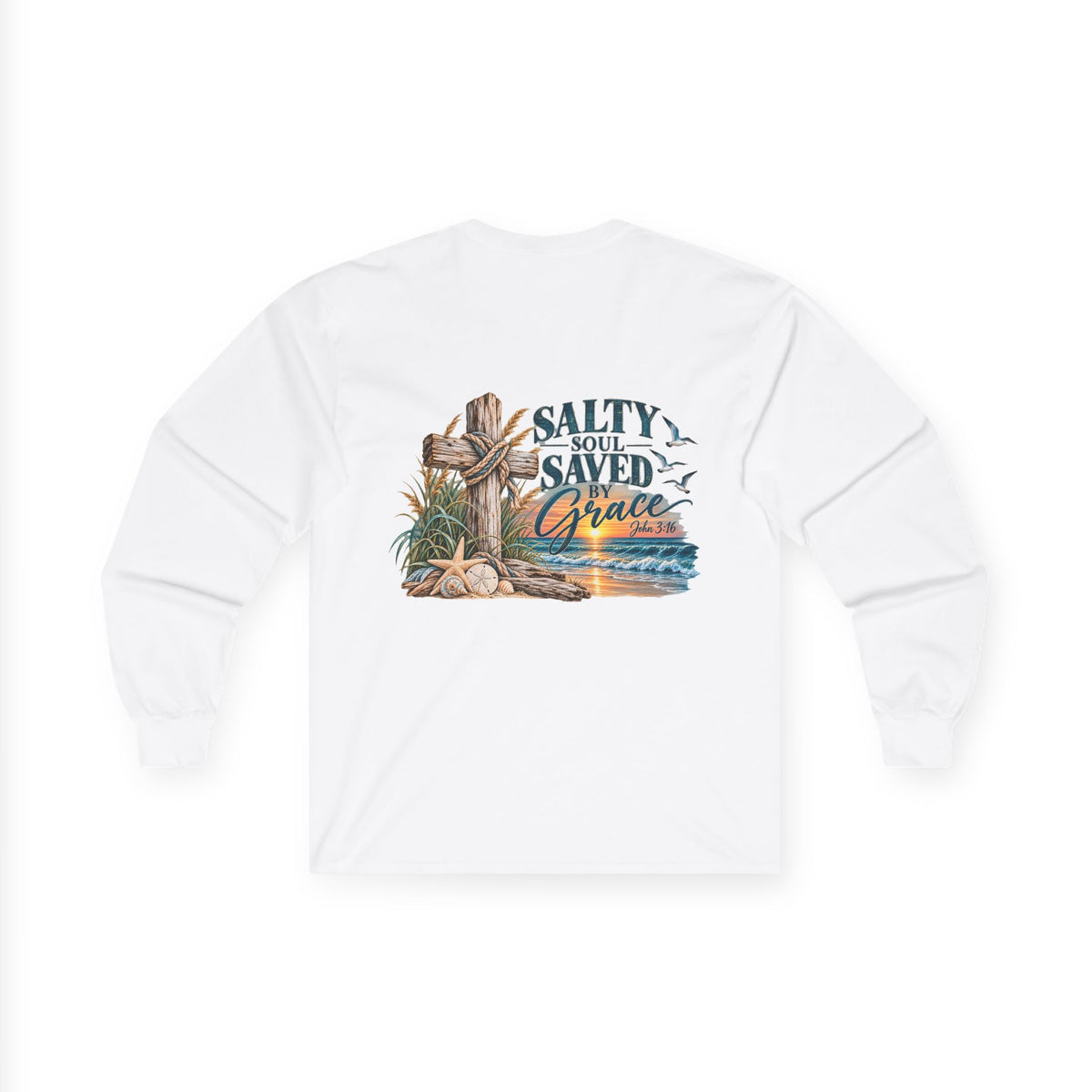 Salty Soul Saved by Grace Long Sleeve Tee
