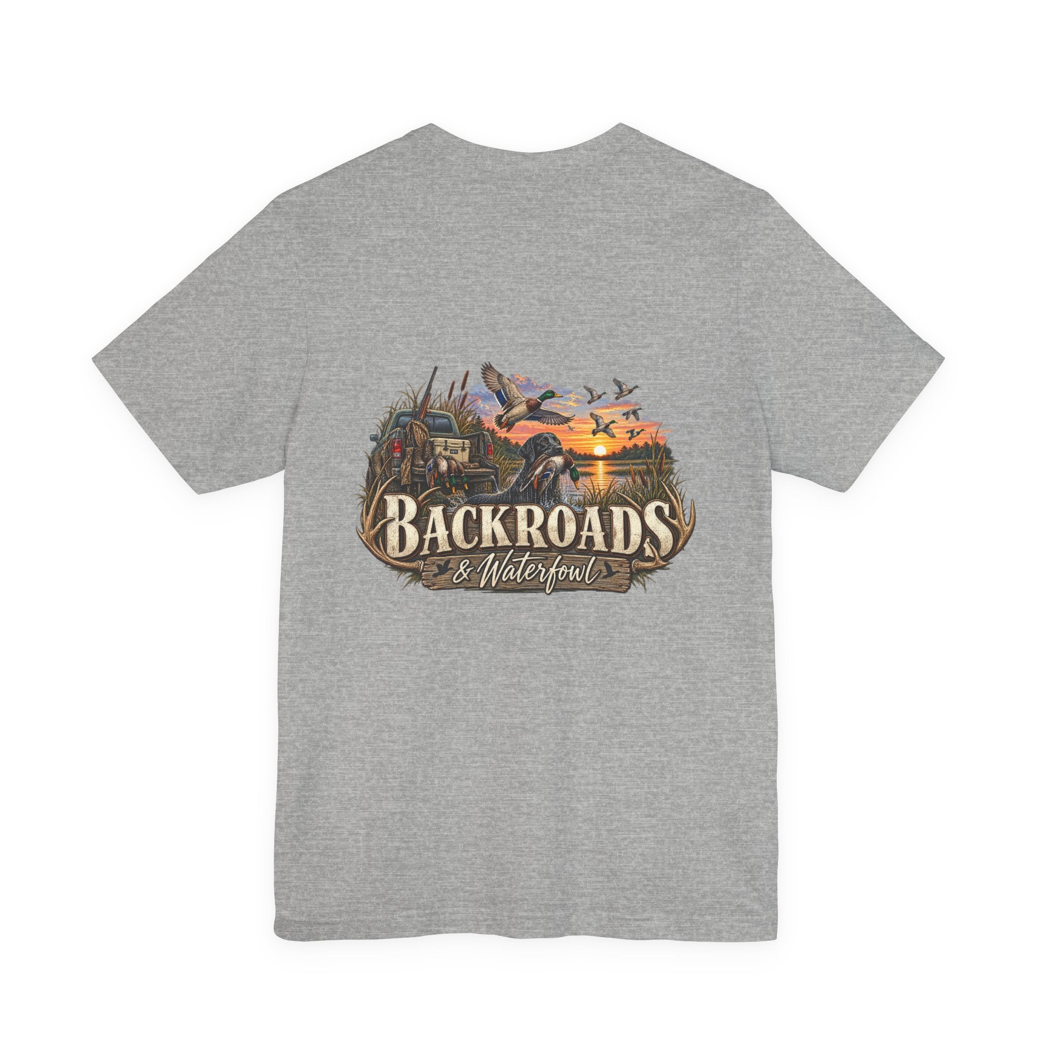 Waterfowl black lab short sleeve