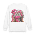 Boots Season Y'all Long Sleeve Tee — Pink Cowgirl Western Shirt